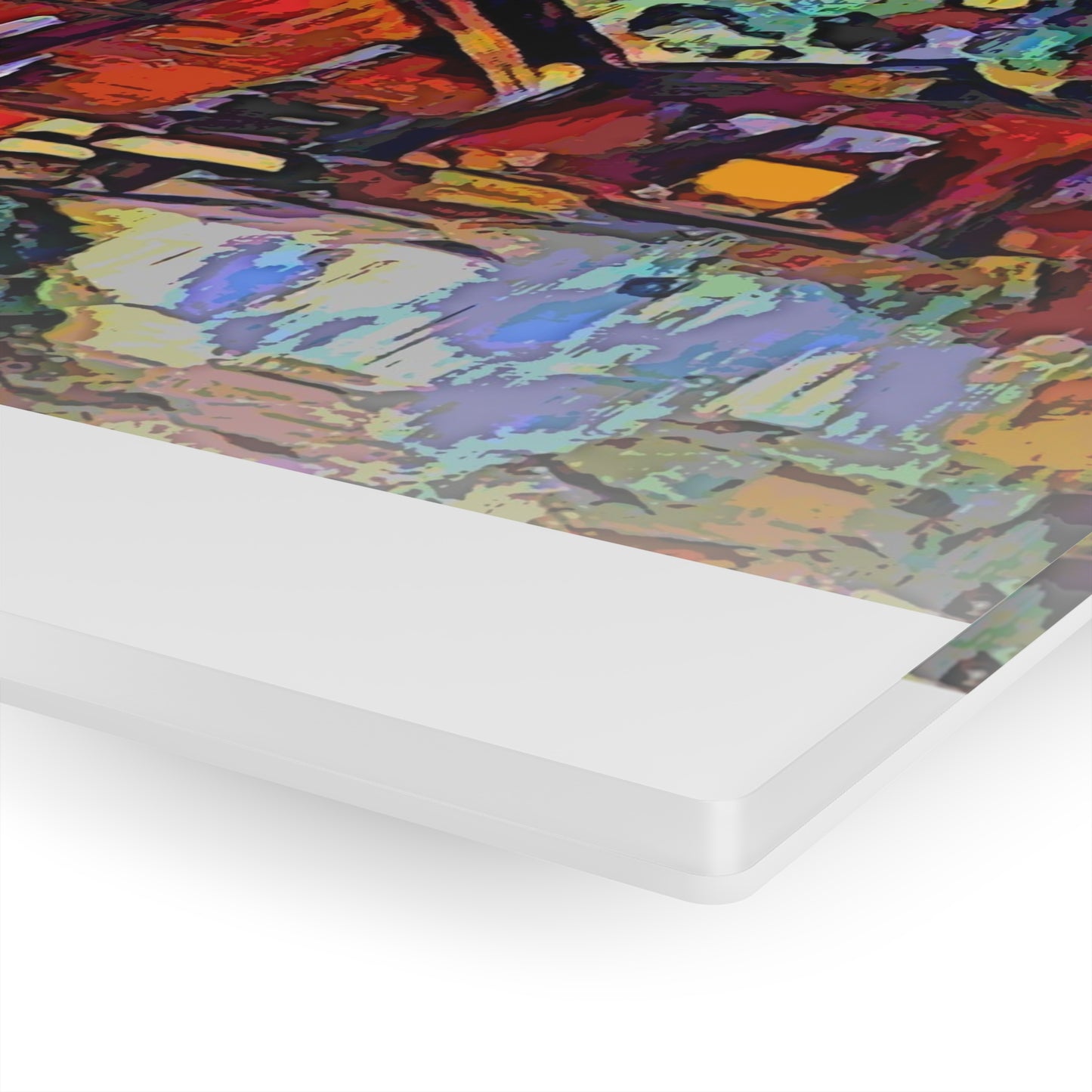 Acrylic Prints ... A Very Abstract "Mountain Winter Scene" ... Original Works. Copyright Phot's Photo_LODA: Les Objets D'Art. December 2023 ...