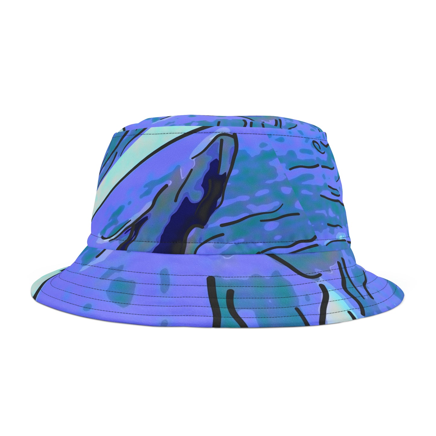 Bucket Hat (AOP) ... "A Jump For Joy" ... Juvenile Humpback Breach ... Maui Humpback Whale Sanctuary, Maui, HI ... Family Archives ... Original Works ...