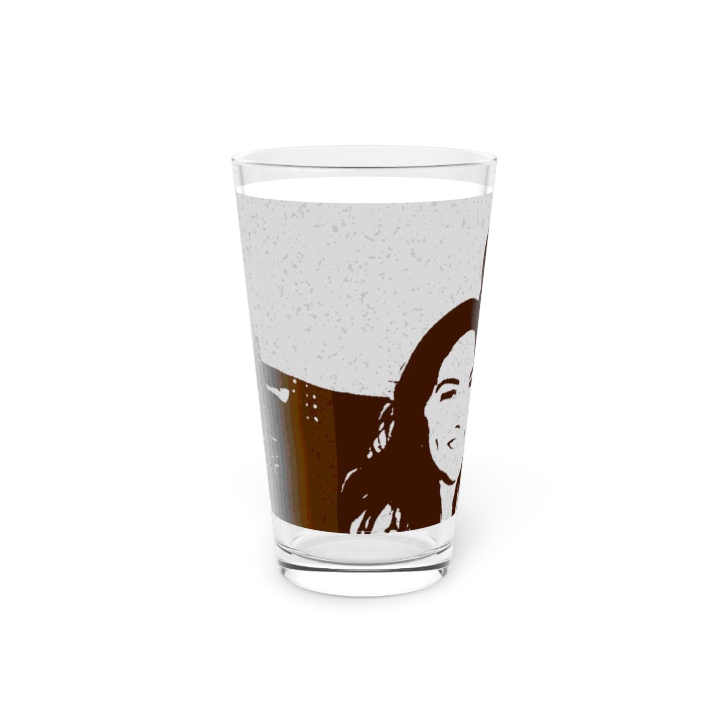 Pint Glass, 16oz ... "The Best Of Friends" ... Original Works ... December 2023 ... Central Idaho, USA.