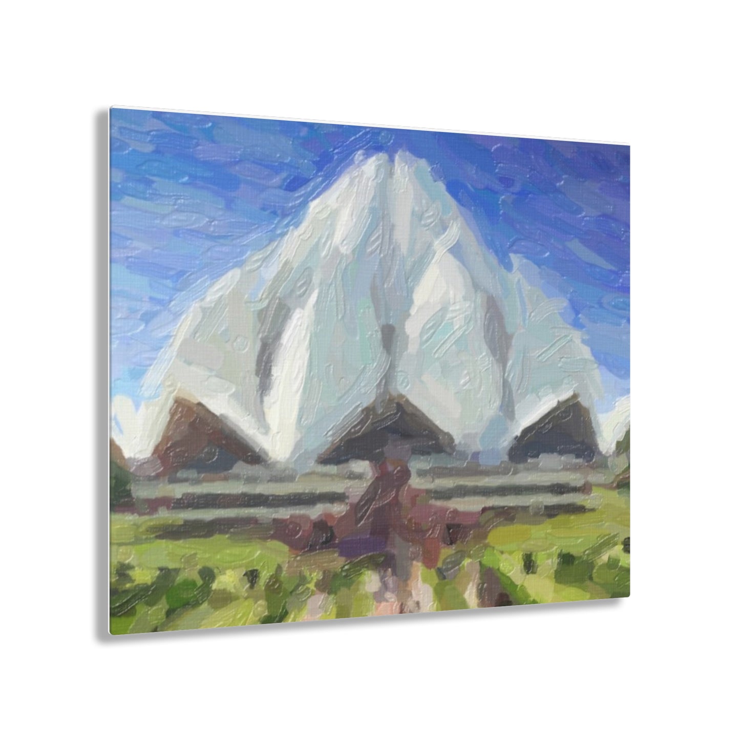 Acrylic Prints ... Bahai'i-House-Of-Worship ... "New Delhi's World-Famous Lotus Temple" ... Original Works ...  Delhi, India: Circa 2003-2007 ...