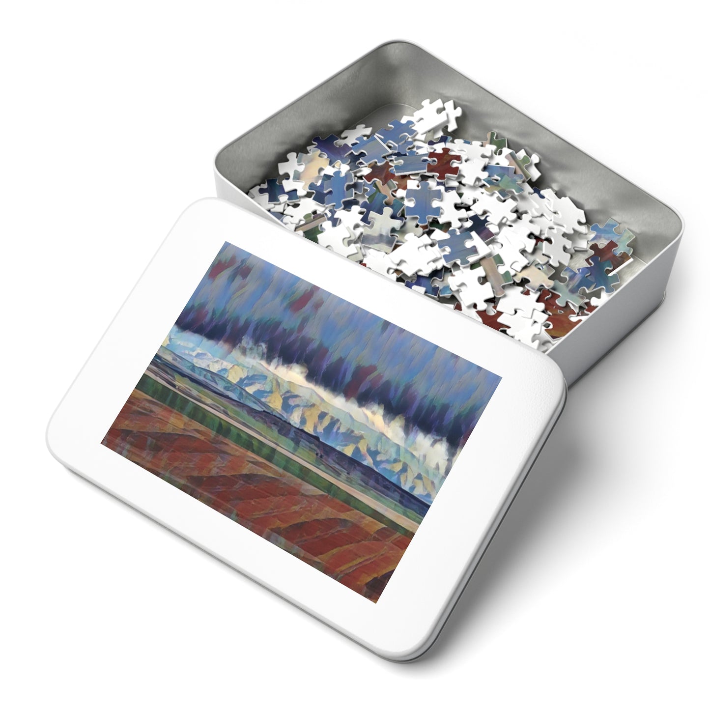 Jigsaw Puzzle (30, 110, 252, 500,1000-Piece) ... On-The-Prairie .. "The Storm Is Brewing" ... Central Idaho: November 2023 ... Original Works ...