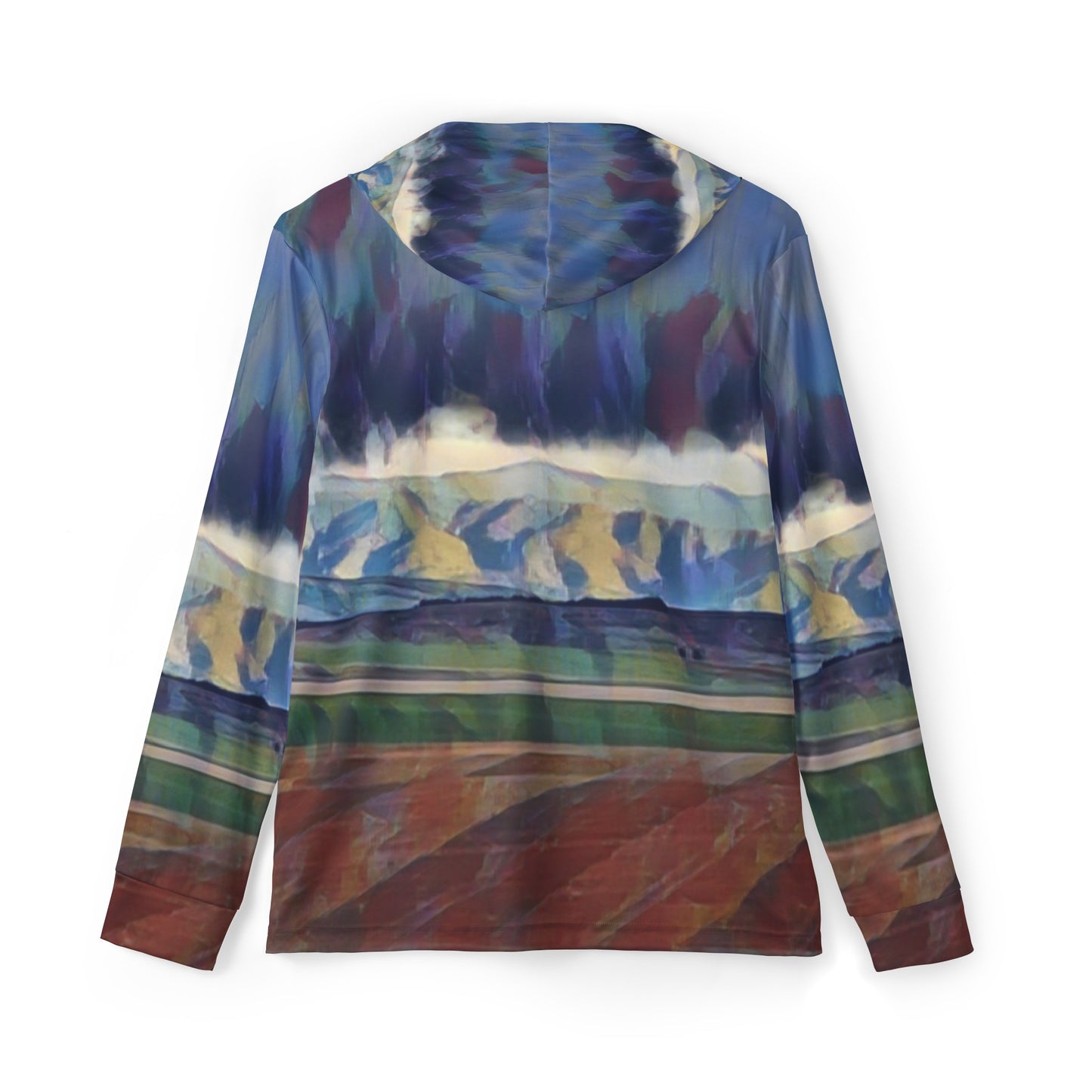 Men's Sports Warmup Hoodie (AOP) ... On-The-Prairie .. "The Storm Is Brewing" ... Central Idaho: November 2023 ... Original Works ...