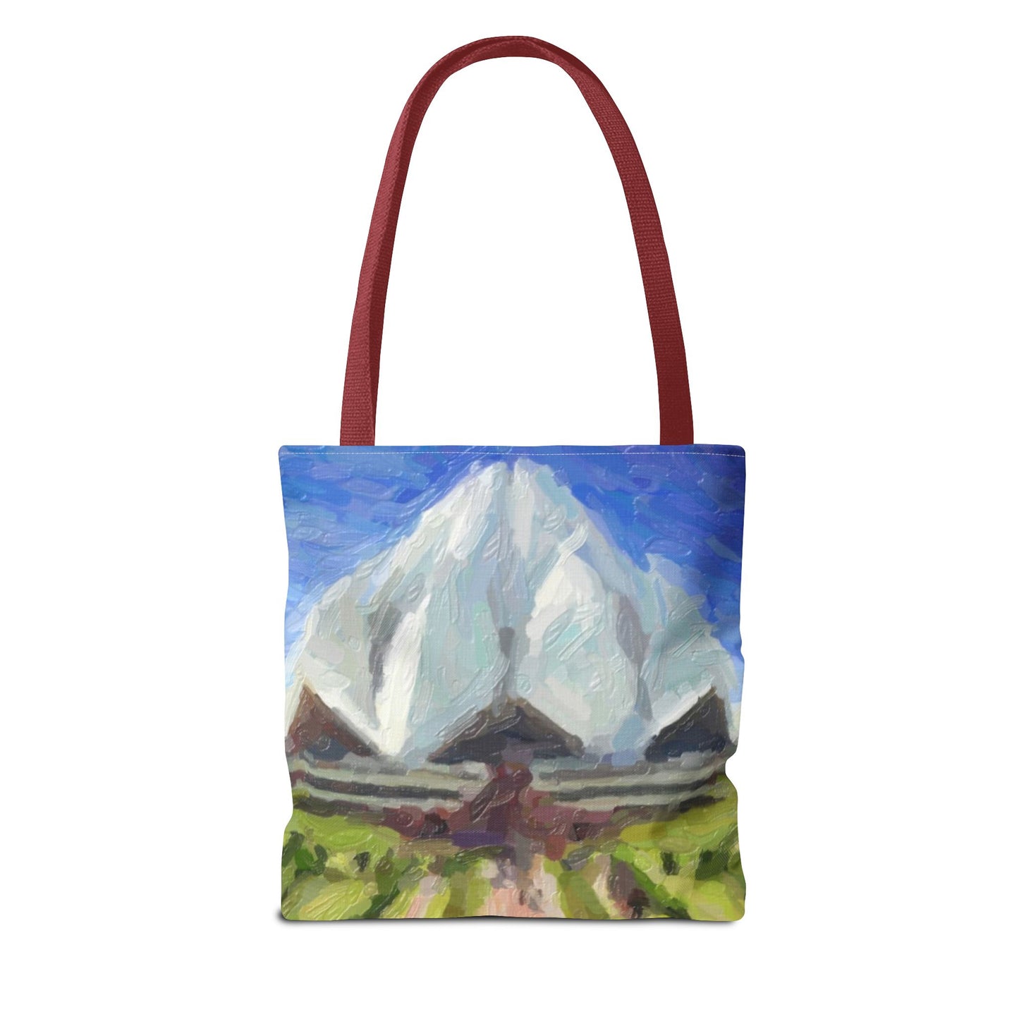 Tote Bag (AOP) ... Bahai'i-House-Of-Worship ... "New Delhi's World-Famous Lotus Temple" ... Original Works ... Delhi, India: Circa 2003-2007 ...