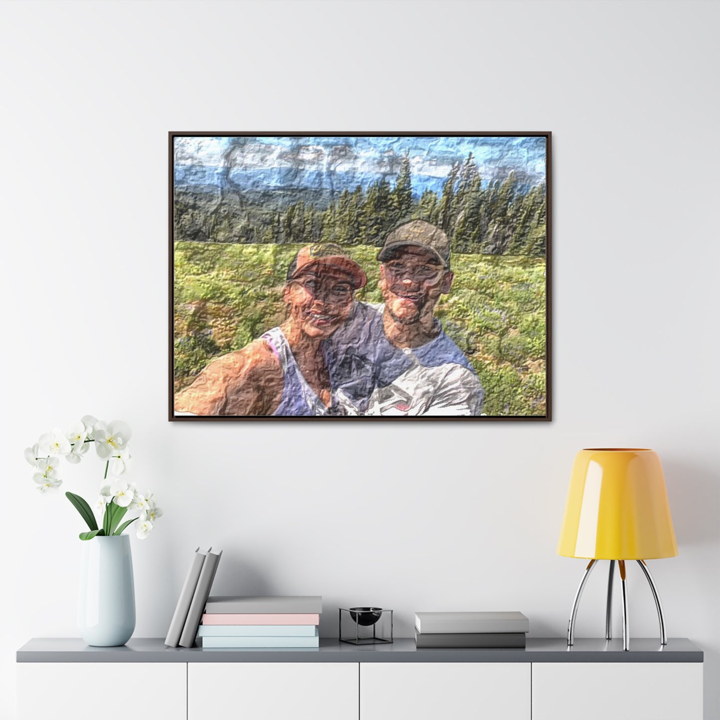 Gallery Canvas Wraps, Horizontal Frame ... "The Best Of Friends" ... Original Works ... December 2023 ... Central Idaho, USA.