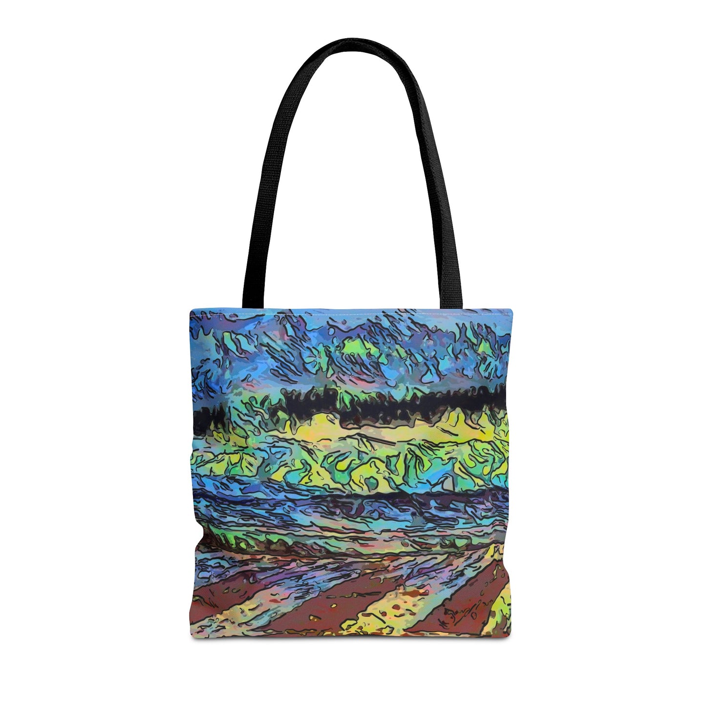 Tote Bag (AOP) ... On-The-Prairie .. "The Storm Is Brewing" ... Central Idaho: November 2023 ... Original Works ...