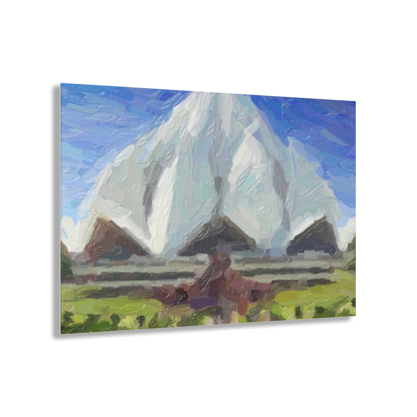Acrylic Prints ... Bahai'i-House-Of-Worship ... "New Delhi's World-Famous Lotus Temple" ... Original Works ...  Delhi, India: Circa 2003-2007 ...