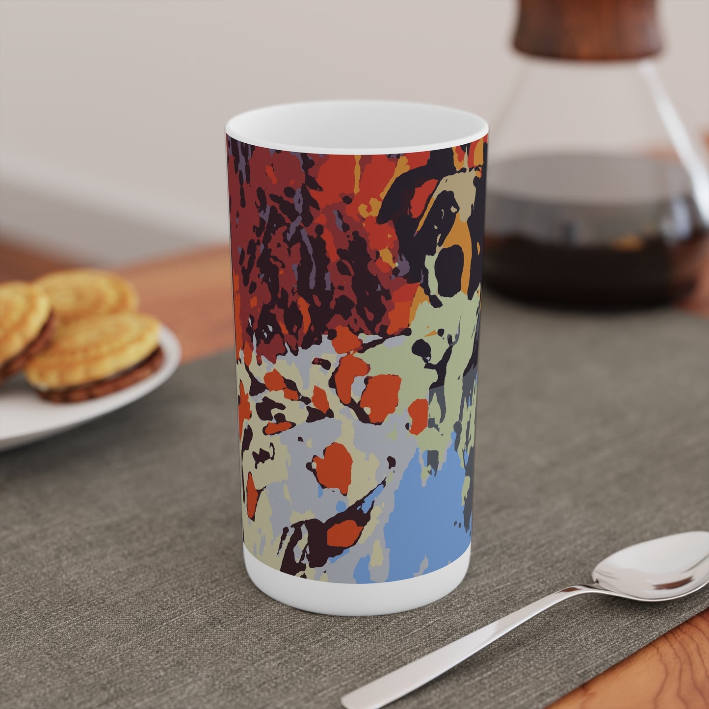 Conical Coffee Mugs (3oz, 8oz, 12oz) ... Ozzie-Hippensteel ... "Don't Cry Now ... Dry-Your_Eyes ... On The Wind". Oriignal Works. May 2023.
