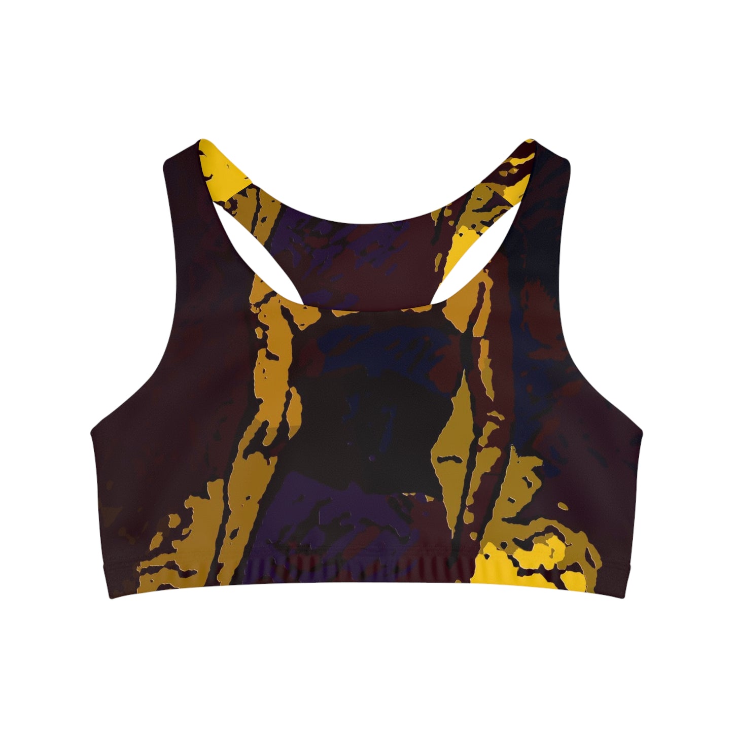 Seamless Sports Bra (AOP) ... I'll Walk 'A-Hundred-Miles' In Stilettos ... Original Works ... June 2023. Central Idaho, USA ...
