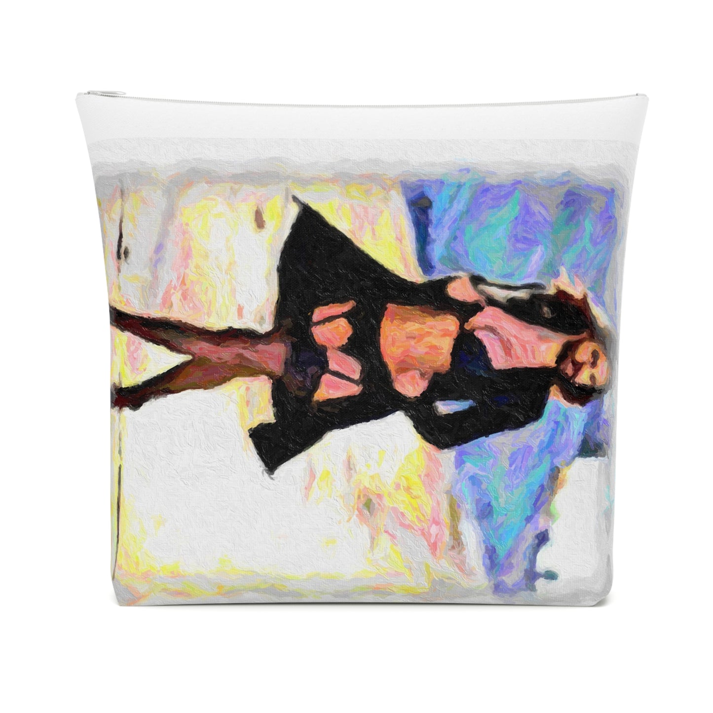 Cotton Cosmetic Bag ... The Low Spark of High_HEELED_Boys ... 'Garterbelt & Bra Inclusive!' ... Original Works ...