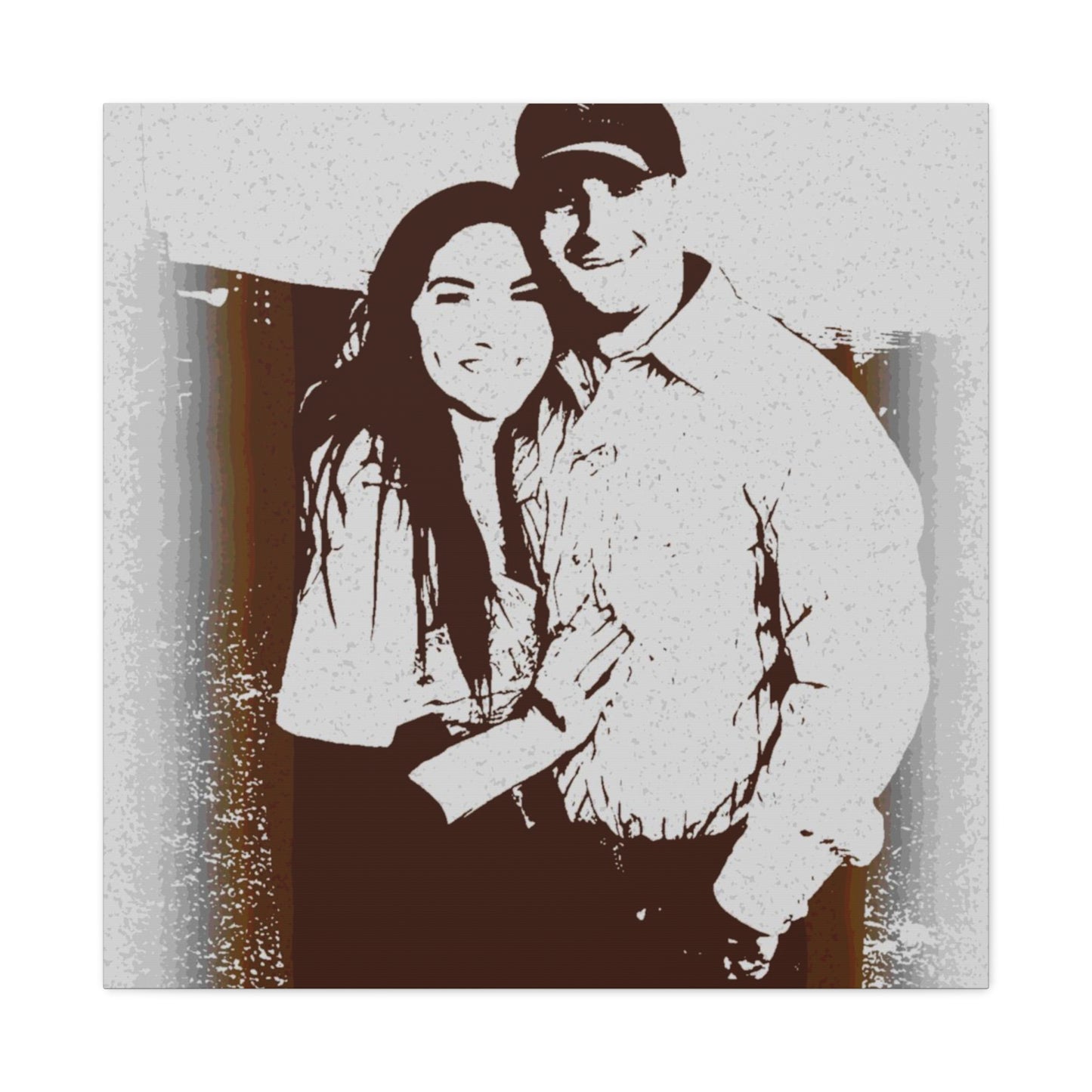 Matte Canvas, Stretched, 1.25" ... "The Best Of Friends" ... Original Works ... December 2023 ... Central Idaho, USA.