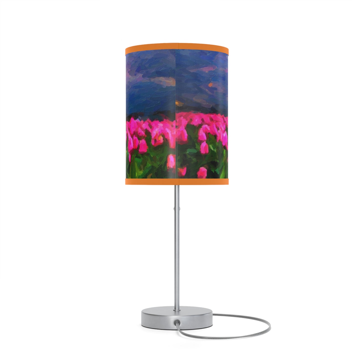 Lamp on a Stand, US|CA plug ... Skagit Valley Tulips ... Skagit Valley, Washington ... Family Archives ... Original Works ... Circa 1980's ...