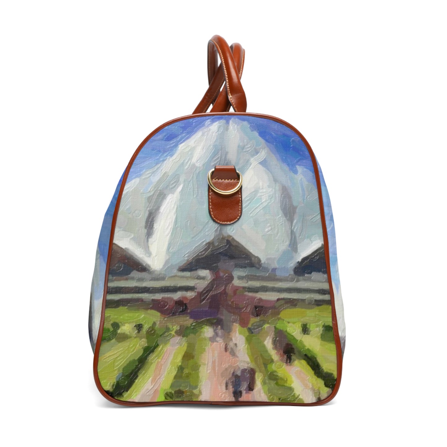 Waterproof Travel Bag ... Bahai'i-House-Of-Worship ... "New Delhi's World-Famous Lotus Temple" ... Original Works ... Delhi, India: Circa 2003-2007 ...