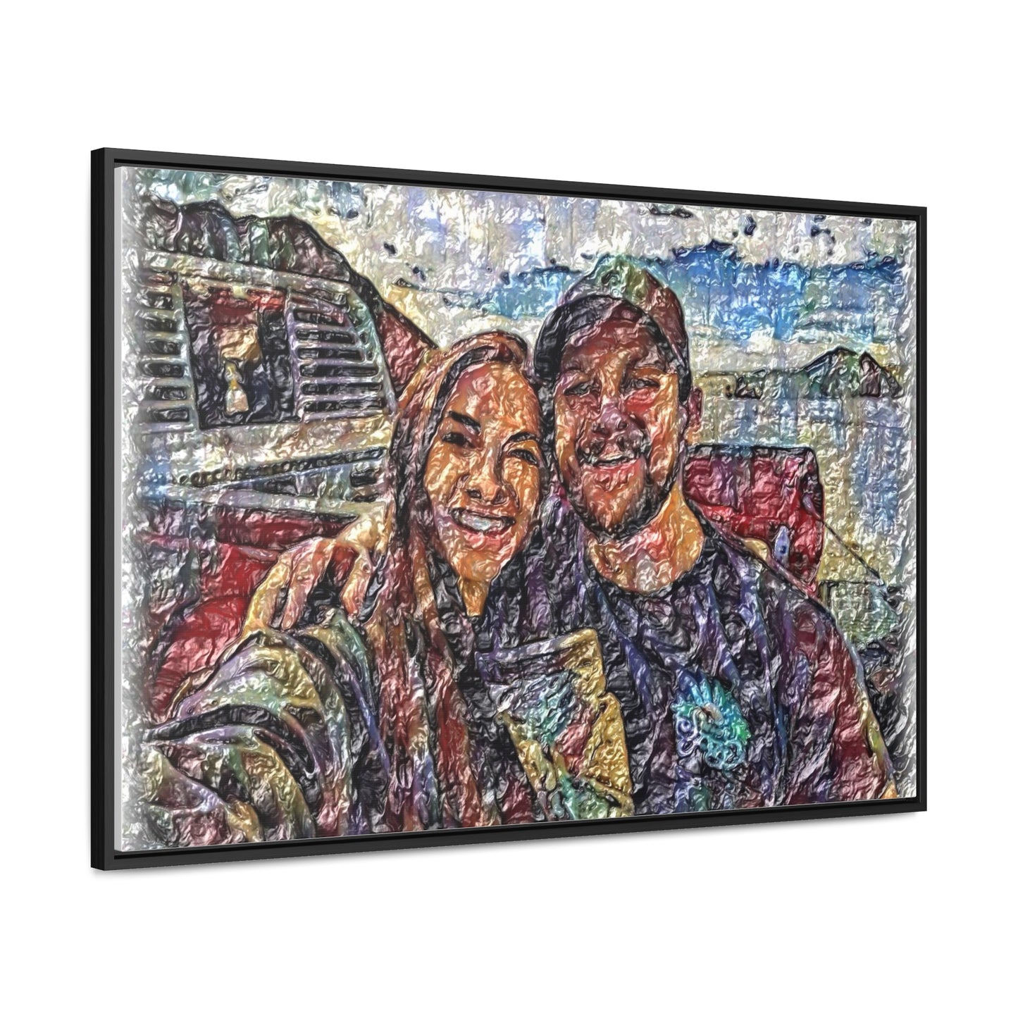 Gallery Canvas Wraps, Horizontal Frame ... "The Best Of Friends" ... Original Works ... December 2023 ... Central Idaho, USA.