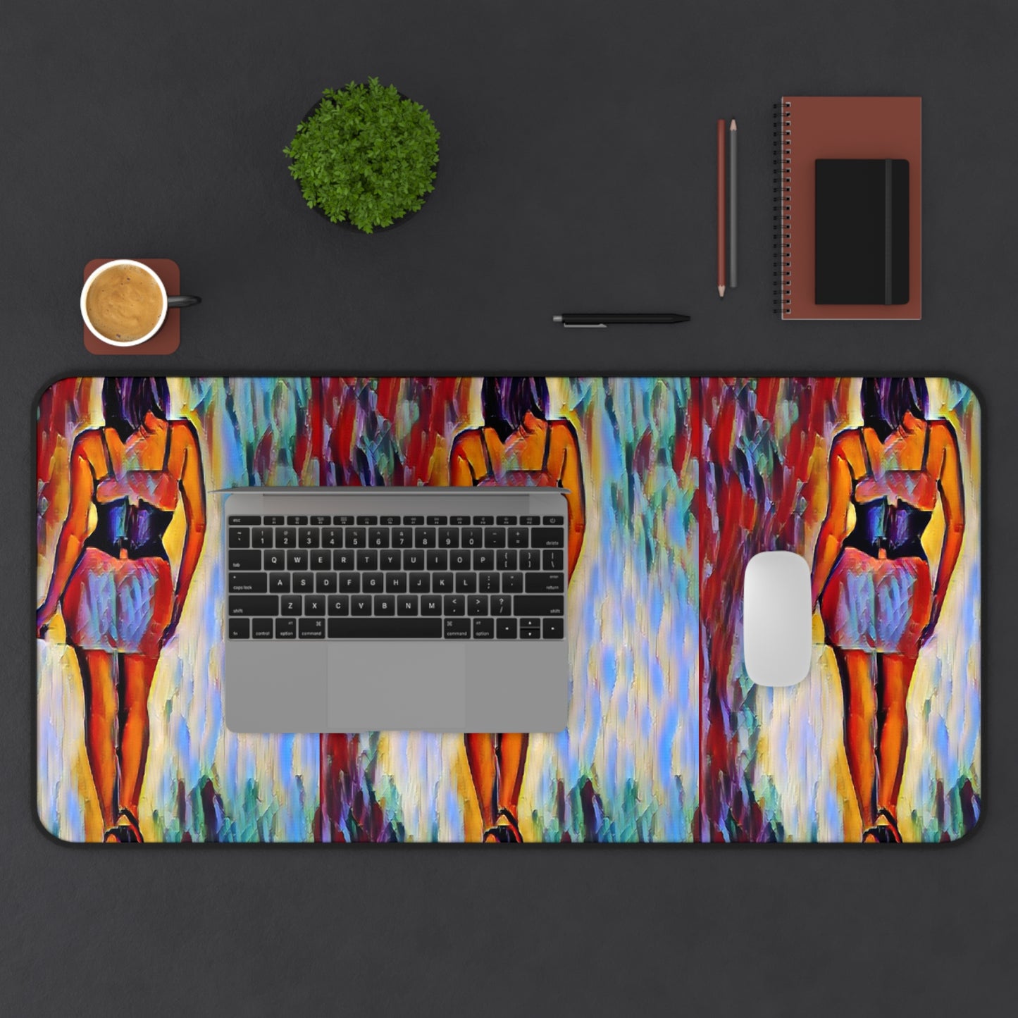 Desk Mat ... I'll Walk 'A-Hundred-Miles' In Stilettos ... Original Works ... June 2023. Central Idaho, USA ...