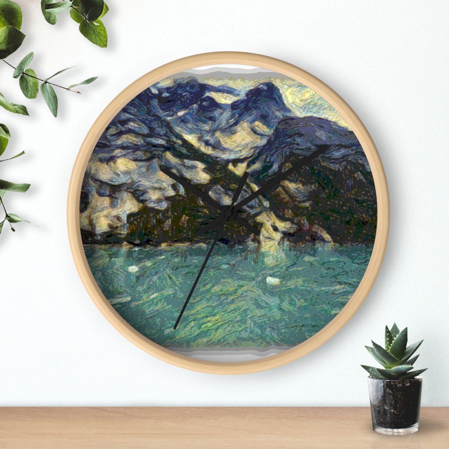 Wall Clock ... Tracy Arm Fjord ... South Of Skagway, Alaska ... Summer: June 2024 ... Original Works ...