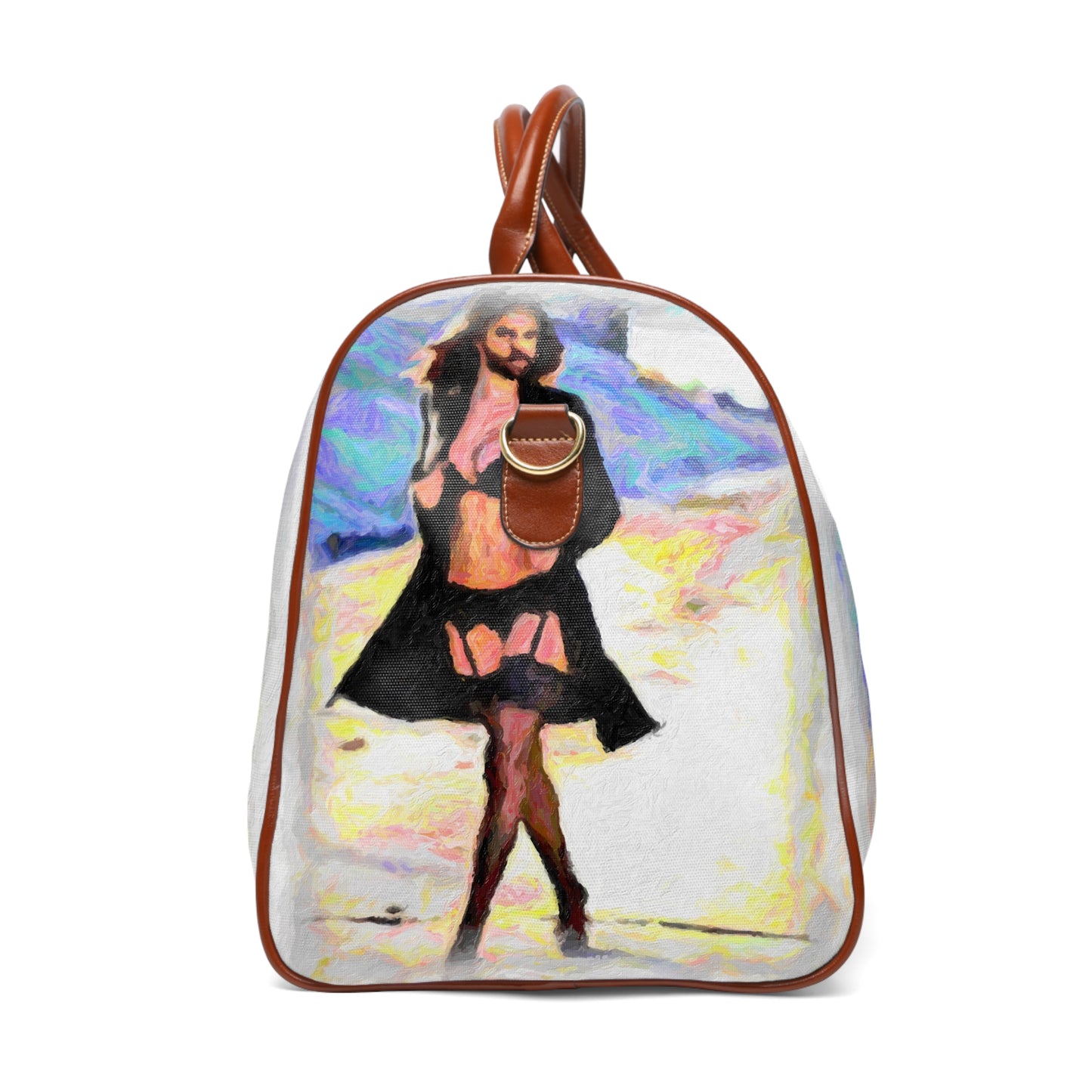 Waterproof Travel Bag ... The Low Spark of High_HEELED_Boys ... 'Garterbelt & Bra Inclusive!' ... Original Works ...