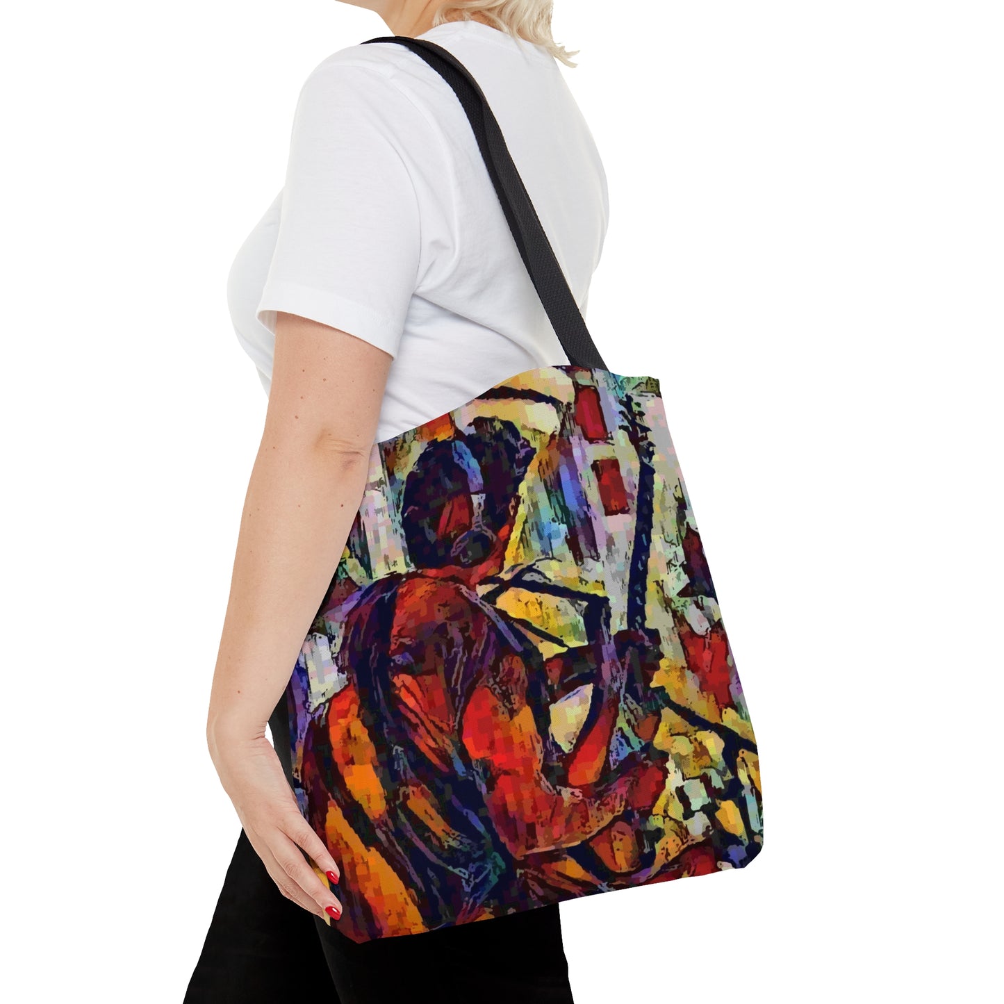 Tote Bag (AOP) "They're A Beyond Beyond Description ... 'Like Jehovah's Favorite Choir' ..." Keep-On-Dancin' ... Dead & Co: One-Final-Dose: Summer Tour 2023 ... Original Works ...
