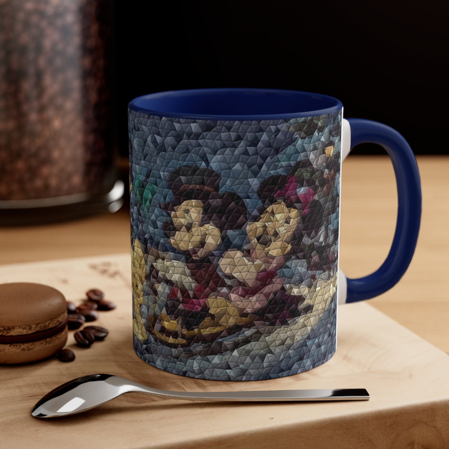 Accent Coffee Mug, 11oz ... Mickey_N_Minnie Mouse & Pluto ... "A Winter Sleigh Ride" ... Original Works. Winter 2023 ...