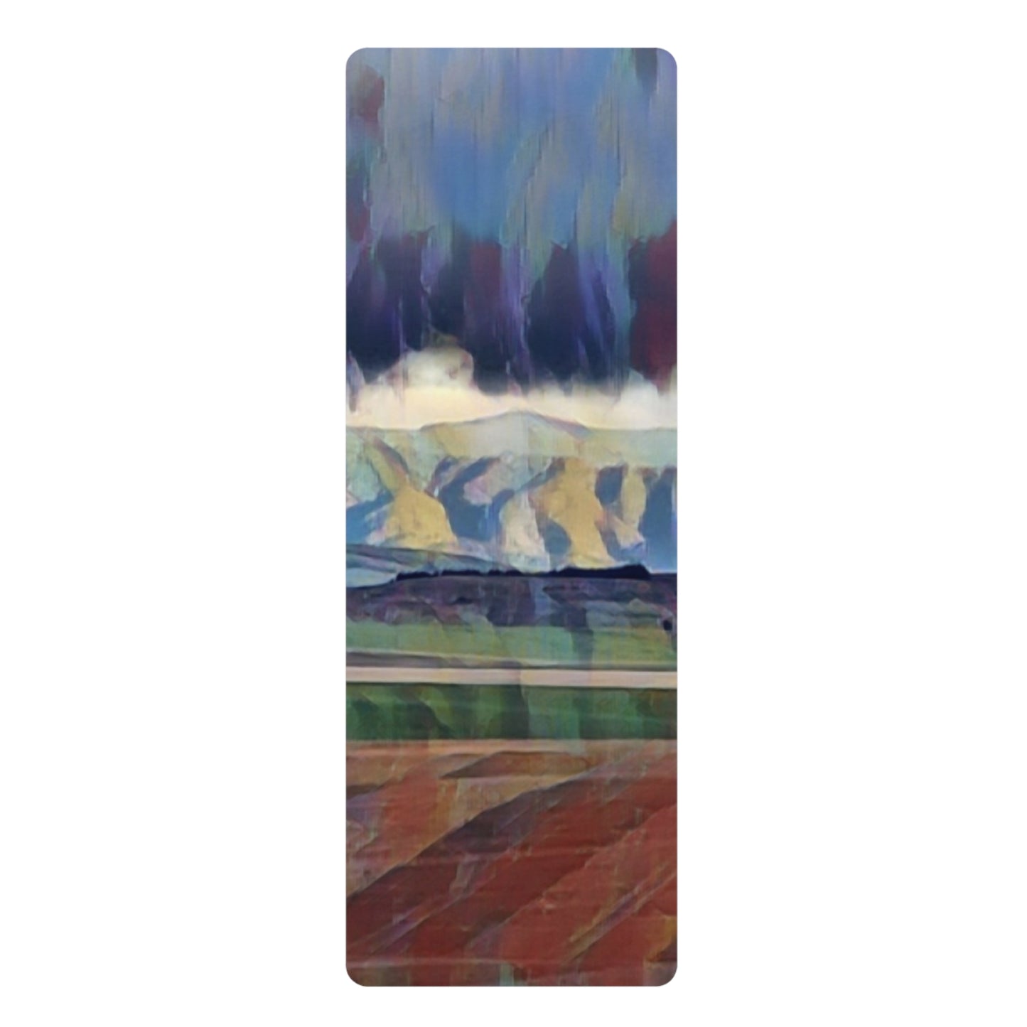 Rubber Yoga Mat ... On-The-Prairie .. "The Storm Is Brewing" ... Central Idaho: November 2023 ... Original Works  ...