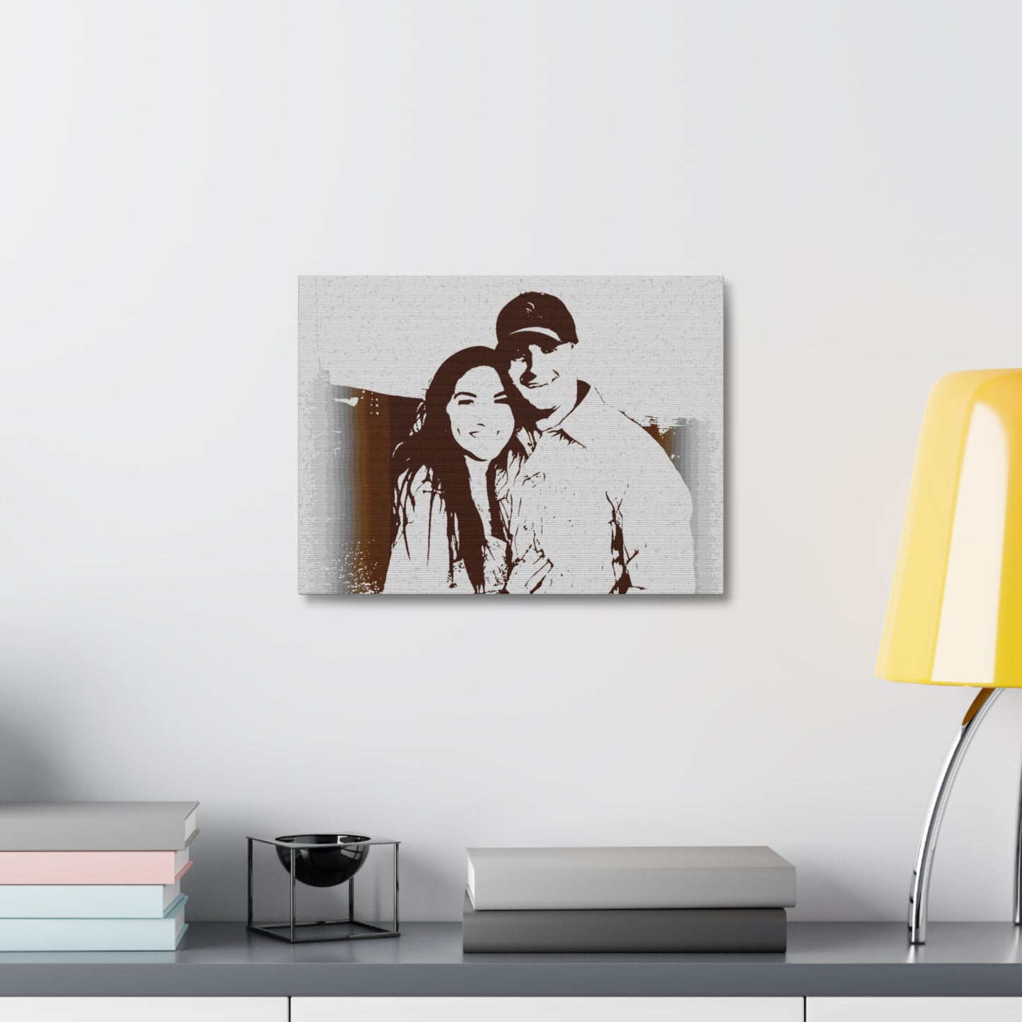 Satin Canvas, Stretched ... "The Best Of Friends" ... Original Works ... December 2023 ... Central Idaho, USA.