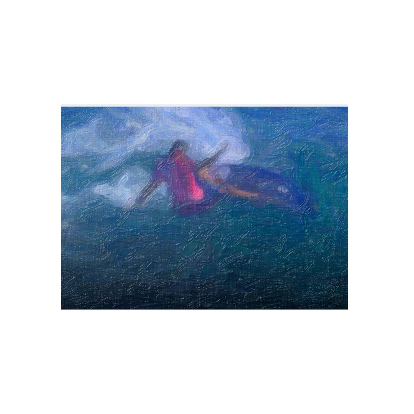 Aluminum Composite Panels ... Paris_2024_Surfing Competition-Tahiti_French-Polynesia .... 'Gabriel Medina World Campion Drops-In' ... Original Works ...