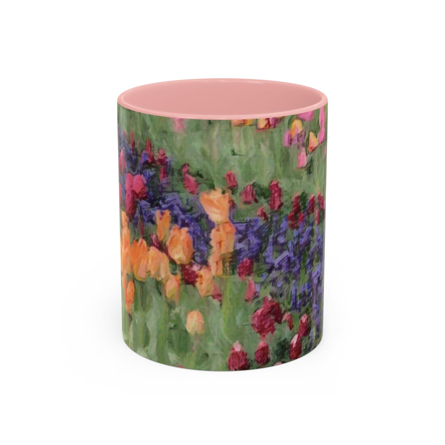 Accent Coffee Mug (11, 15oz) ... Skagit Valley Tulips ... Skagit Valley, Washington ... Family Archives ... Original Works ... Circa 1980's ...