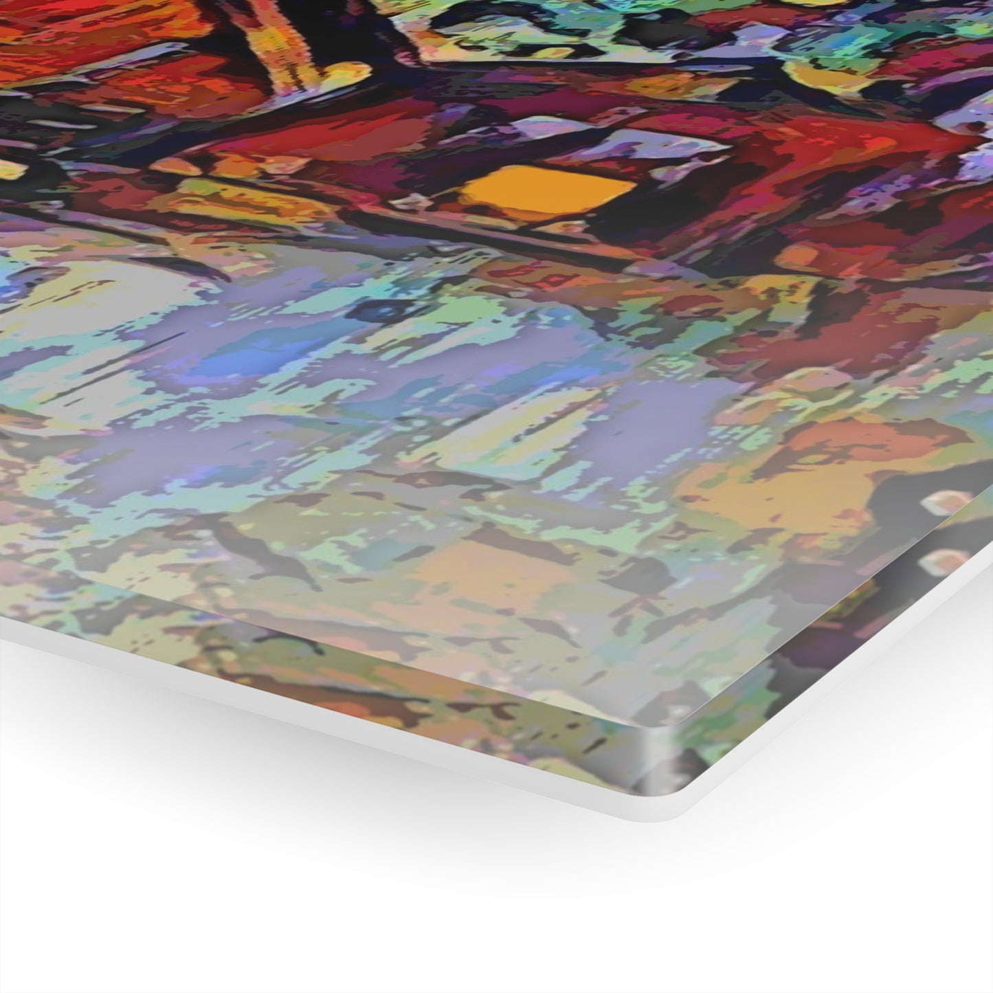 Acrylic Prints ... A Very Abstract "Mountain Winter Scene" ... Original Works. Copyright Phot's Photo_LODA: Les Objets D'Art. December 2023 ...