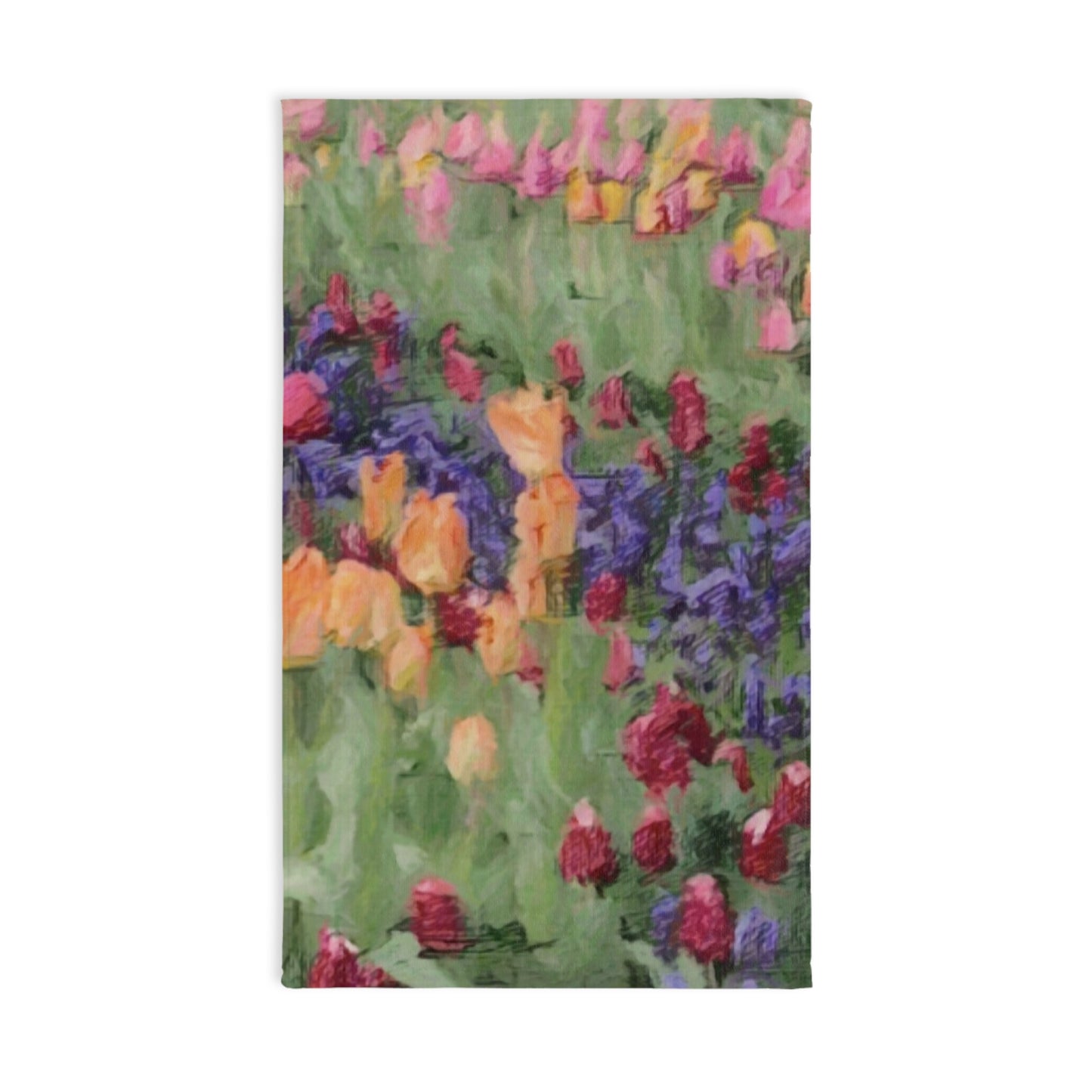 Hand Towel ... Skagit Valley Tulips ... Skagit Valley, Washington ... Family Archives ... Original Works ... Circa 1980's ...