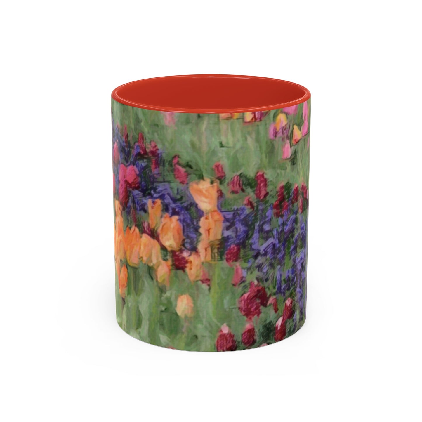 Accent Coffee Mug (11, 15oz) ... Skagit Valley Tulips ... Skagit Valley, Washington ... Family Archives ... Original Works ... Circa 1980's ...