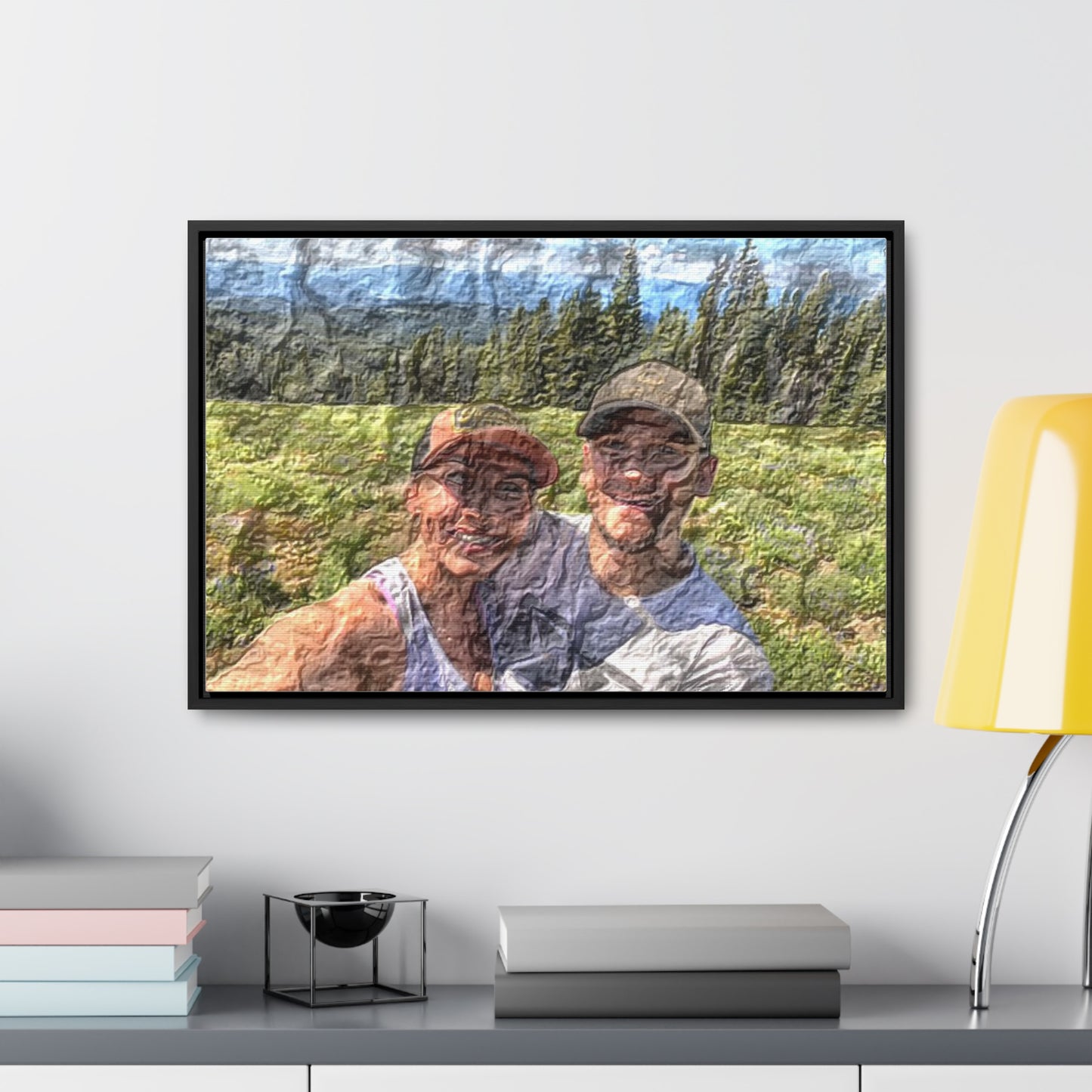 Gallery Canvas Wraps, Horizontal Frame ... "The Best Of Friends" ... Original Works ... December 2023 ... Central Idaho, USA.