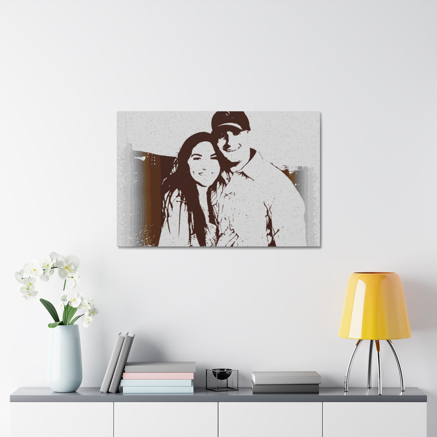 Satin Canvas, Stretched ... "The Best Of Friends" ... Original Works ... December 2023 ... Central Idaho, USA.