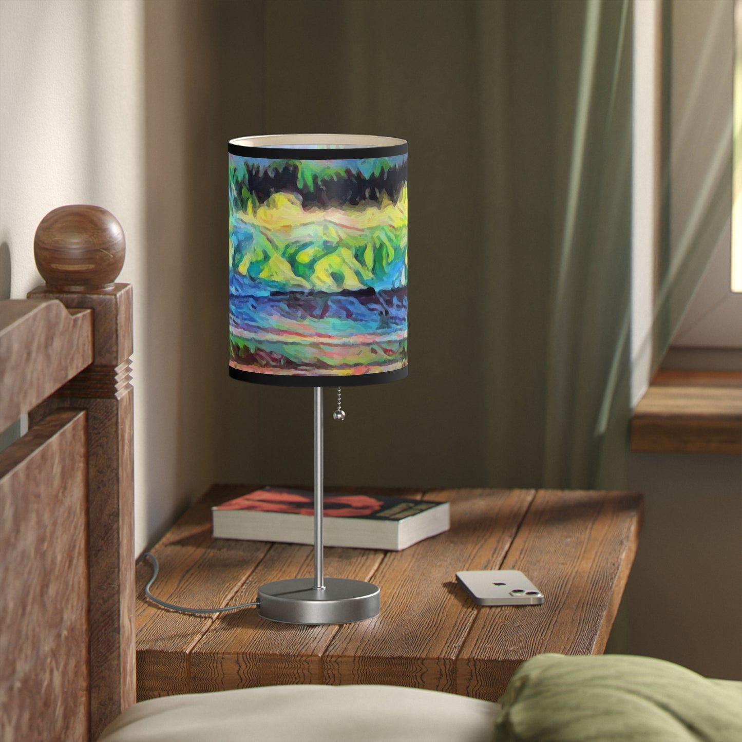 Lamp on a Stand, US|CA plug ...  On-The-Prairie .. "The Storm Is Brewing" ... Central Idaho: November 2023 ... Original Works ...