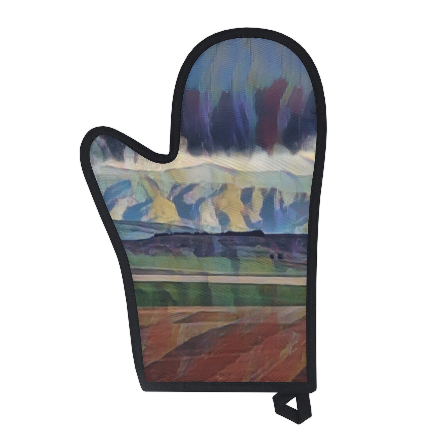 Oven Glove ...  On-The-Prairie .. "The Storm Is Brewing" ... Central Idaho: November 2023 ... Original Works ...