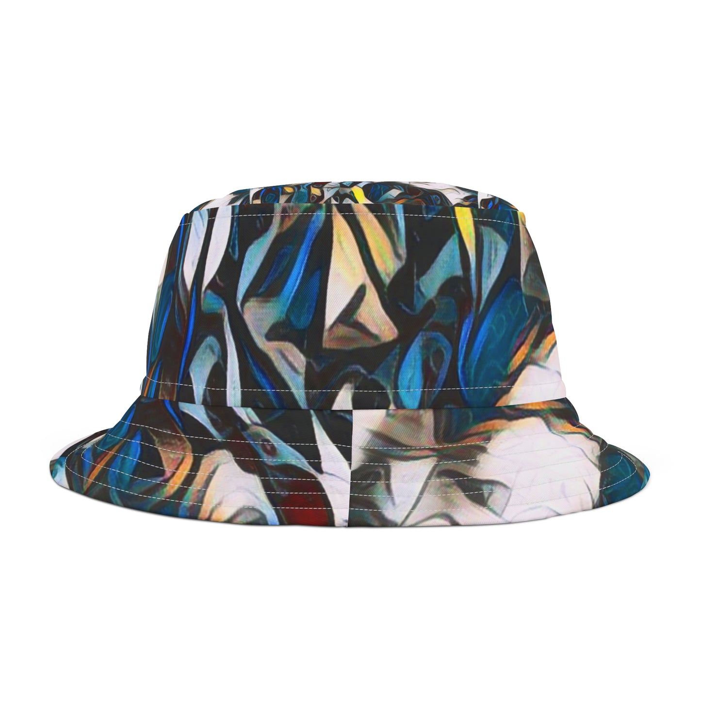 Bucket Hat (AOP) ... A Wonderful Potpourri Of Abstracts & Colors! ... "Wear Your Hat With Joy" ... Original Works ...