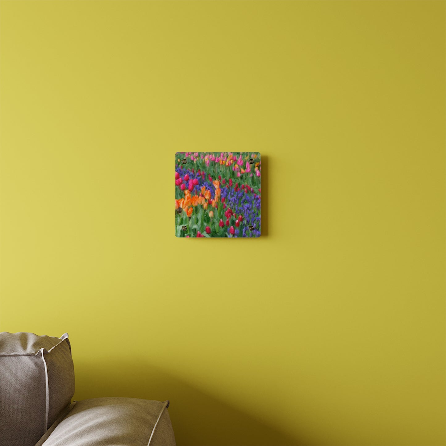 Acrylic Wall Art Panels ... Skagit Valley Tulips ... Skagit Valley, Washington ... Family Archives ... Original Works ... Circa 1980's ...
