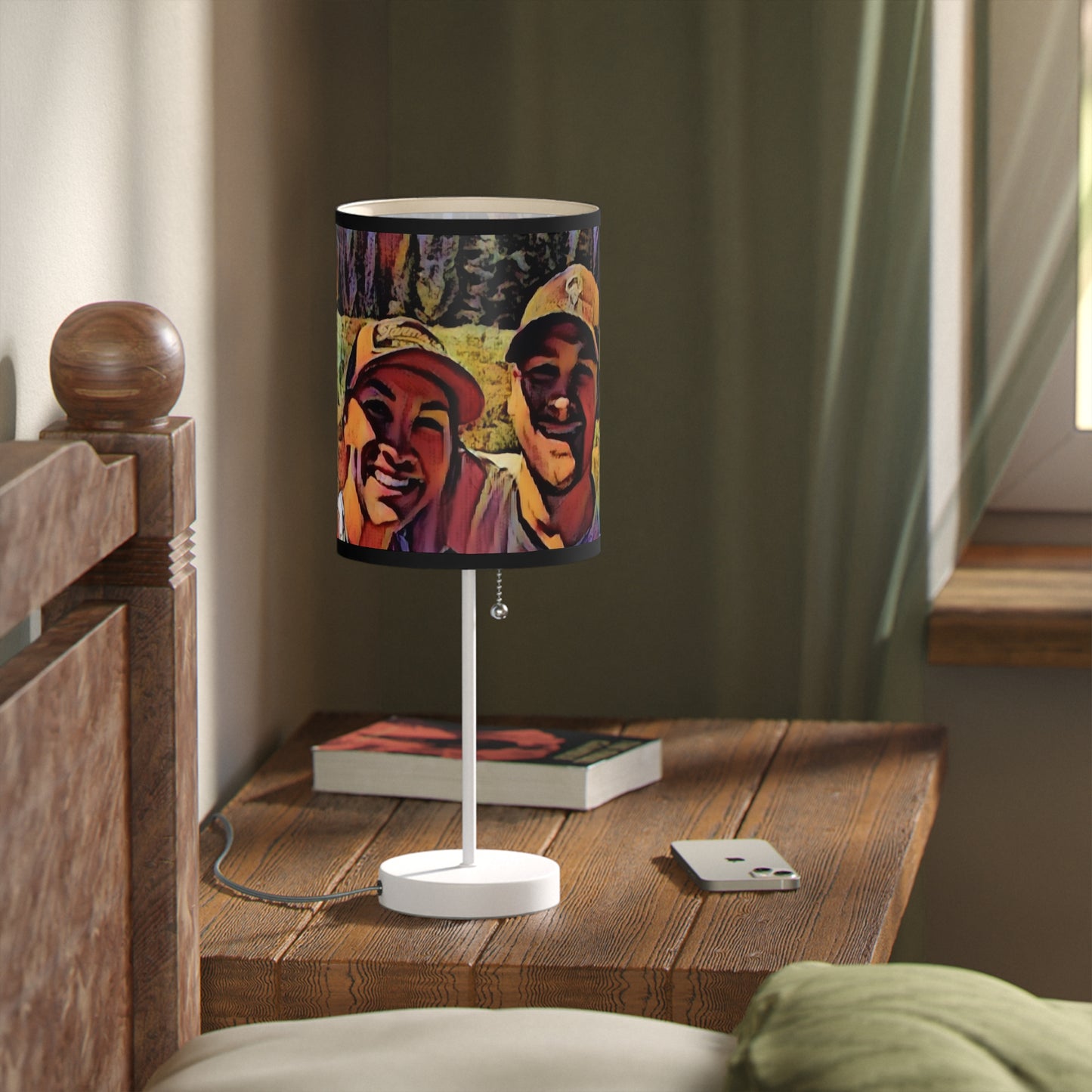 Lamp on a Stand, US|CA plug ... "The Best Of Friends" ... Original Works ... December 2023 ... Central Idaho, USA.