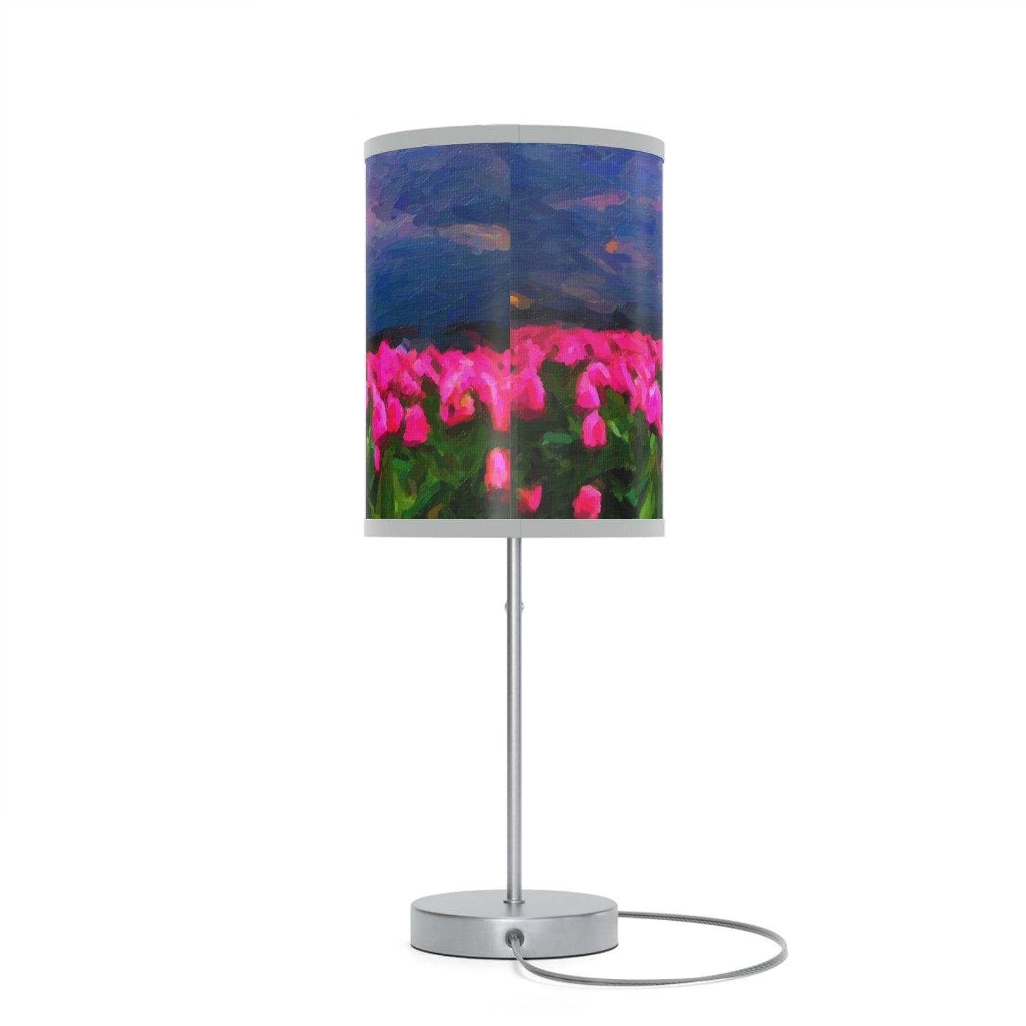 Lamp on a Stand, US|CA plug ... Skagit Valley Tulips ... Skagit Valley, Washington ... Family Archives ... Original Works ... Circa 1980's ...