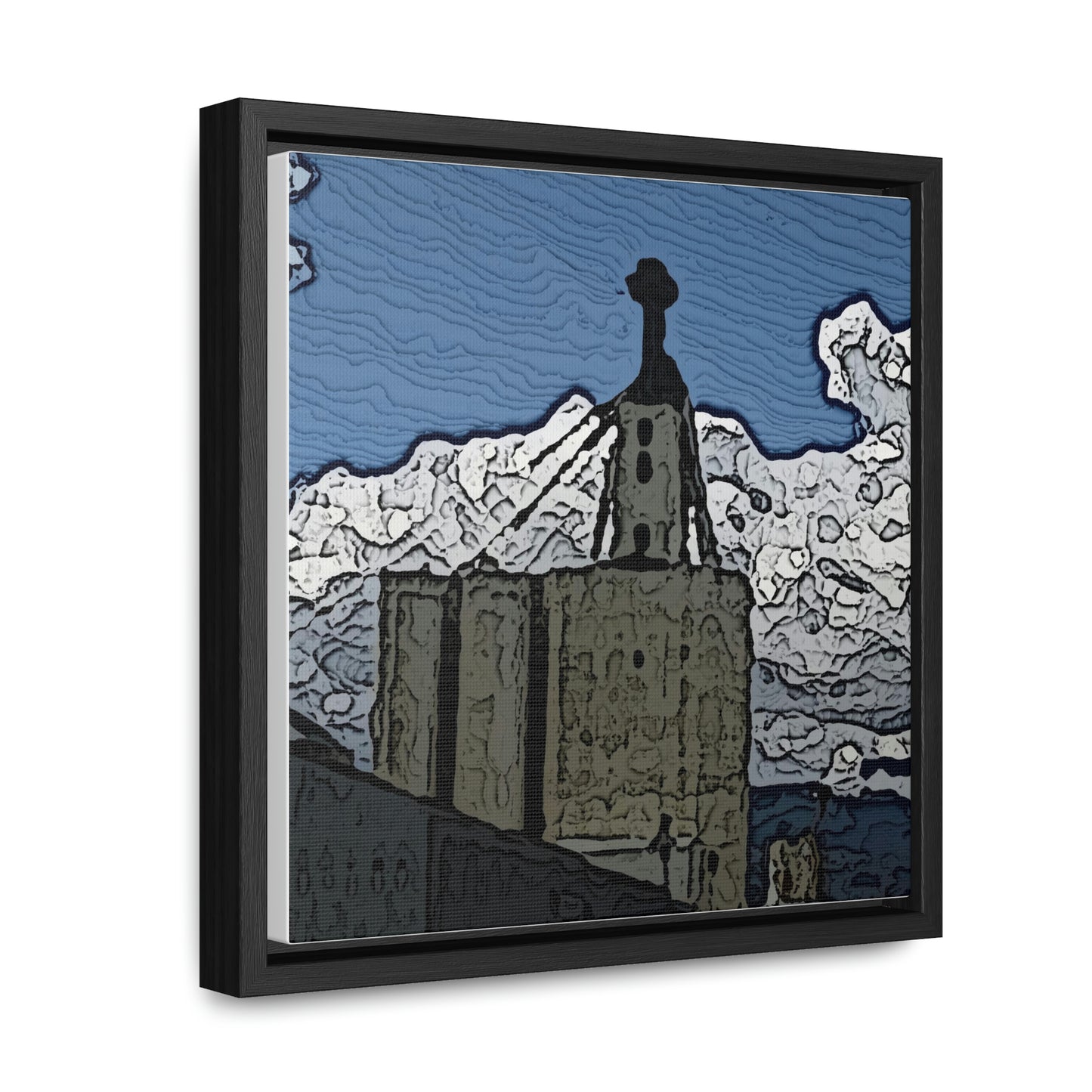 Gallery Canvas Wraps, Square Frame ..."ICP: Idaho County Propane ... 'Production Facilities Grangeville, Idaho' ... "  Original Works: Rendering Time: 10 Hours ...