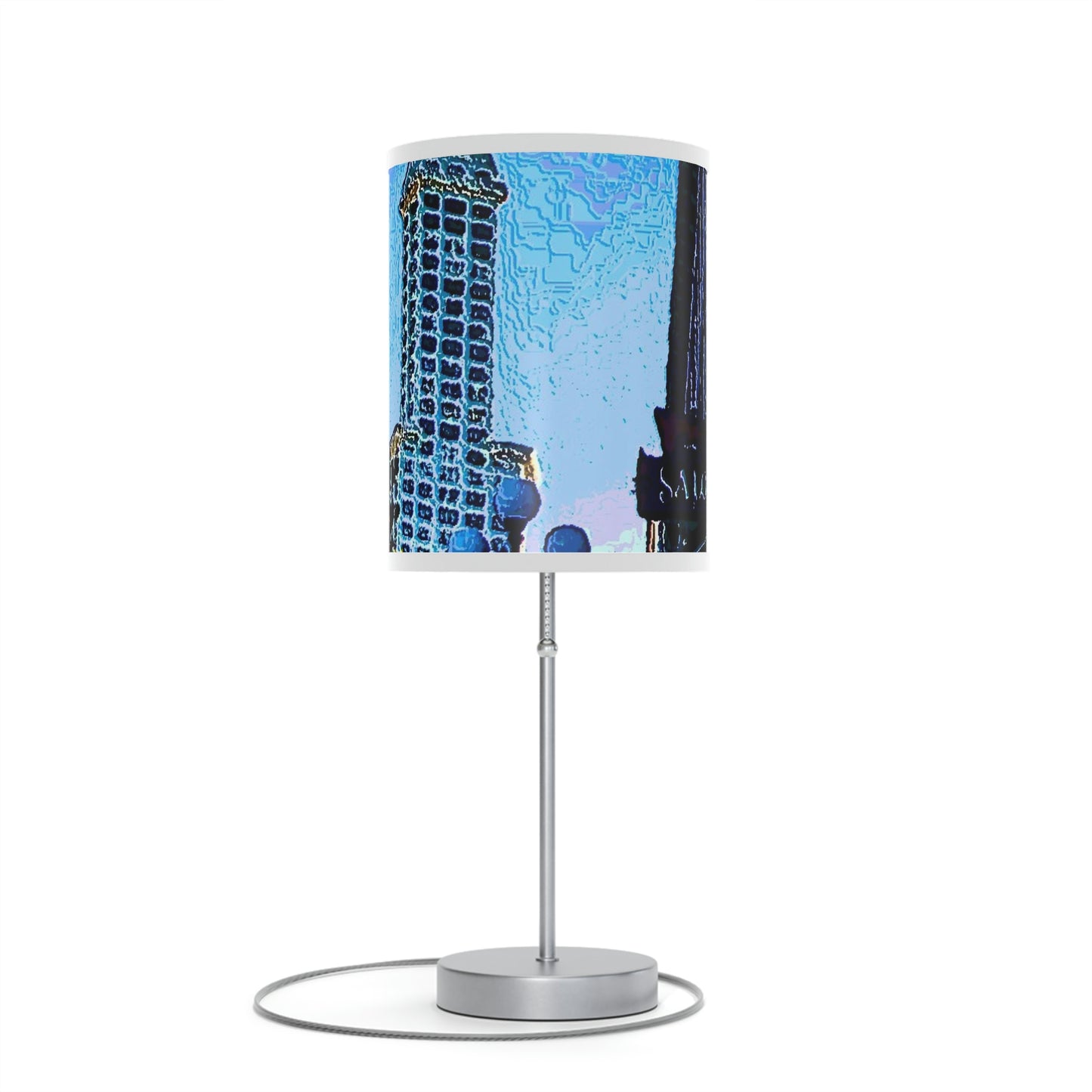 Lamp on a Stand, US|CA plug ...  Pioneer Square & Smith Tower ... 'That World Famous View' ... Colleague Supplied Photo ... Original Works ...