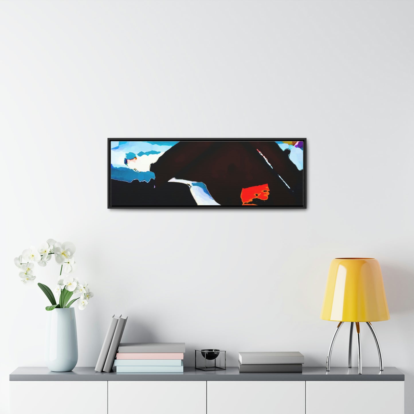 Gallery Canvas Wraps, Horizontal Frame ... After An Intense Snow Storm ... 'Digging Out' ... A Vehicle & Cabin "In The Mountains" ... March 2023 ... Original Works ...
