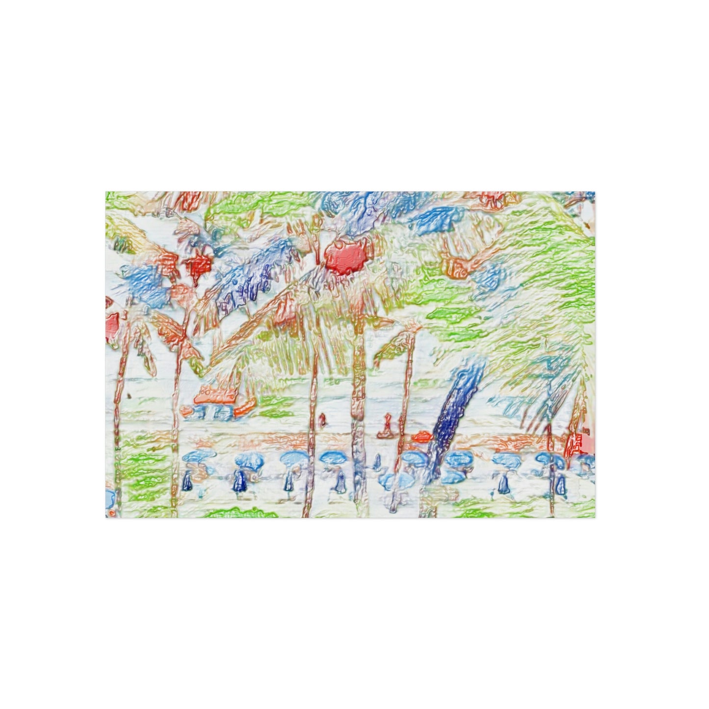Aluminum Composite Panels ... "The Royal Hawai'ian: Waikiki Beach_Beach" ... Honolulu, HI ... Ocotber 2014 (Halloween) ... Original Works ...