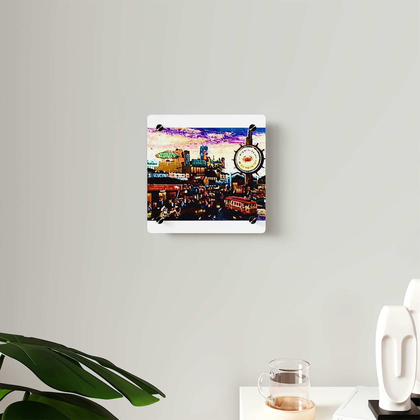 Acrylic Wall Art Panels ... "No.9 Fishermen's Grotto - Fishermen's Wharf, SF, California" ... Family Archives: 1970's ... Original Works ...