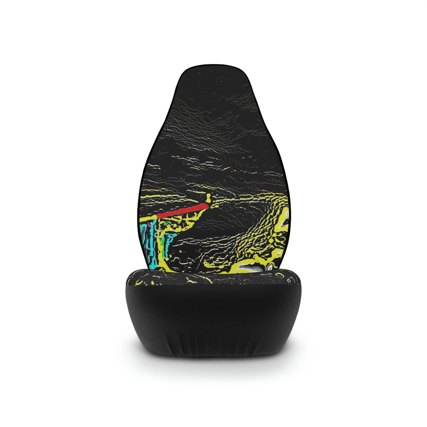 Car Seat Covers ... "Snow Vehicle In Snow Storm At-Rest" ... Circa 12Mar23 ... Central Idaho ... 18-Hours Rendering Time: Original Works ...