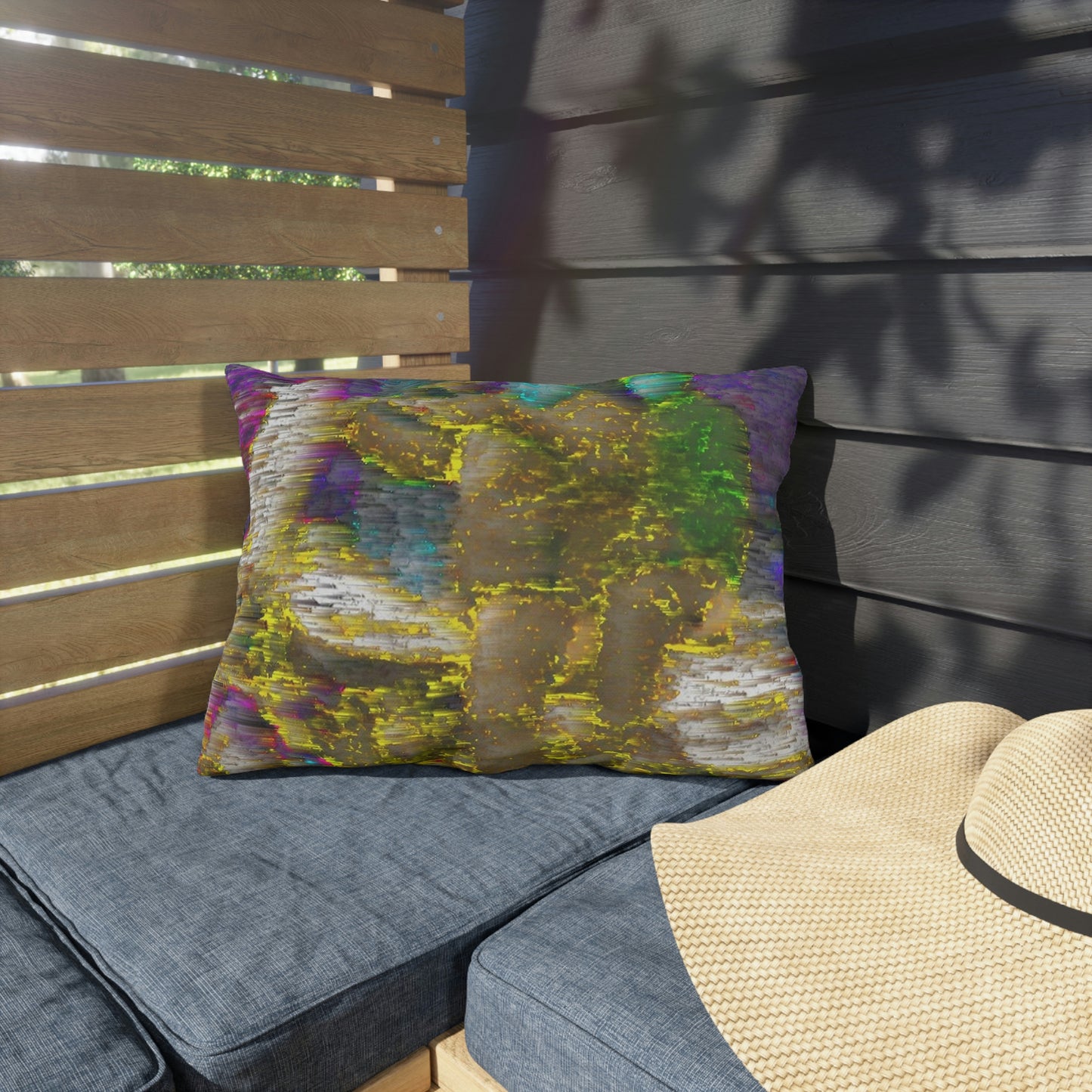 Outdoor Pillows ... "And 'I' Left His Dead A_s There By The Side-of-The-Road" ... Original Works ... (Grateful Dead: Me-And-My-Uncle)