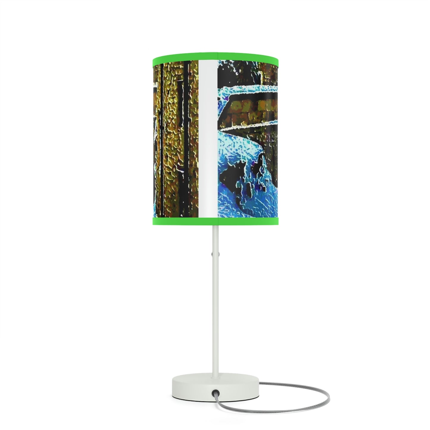 Lamp on a Stand, US|CA plug ... Walikng The Streets & Alleys ... 'Strolling The Canals ... '  ... Original Works  ...