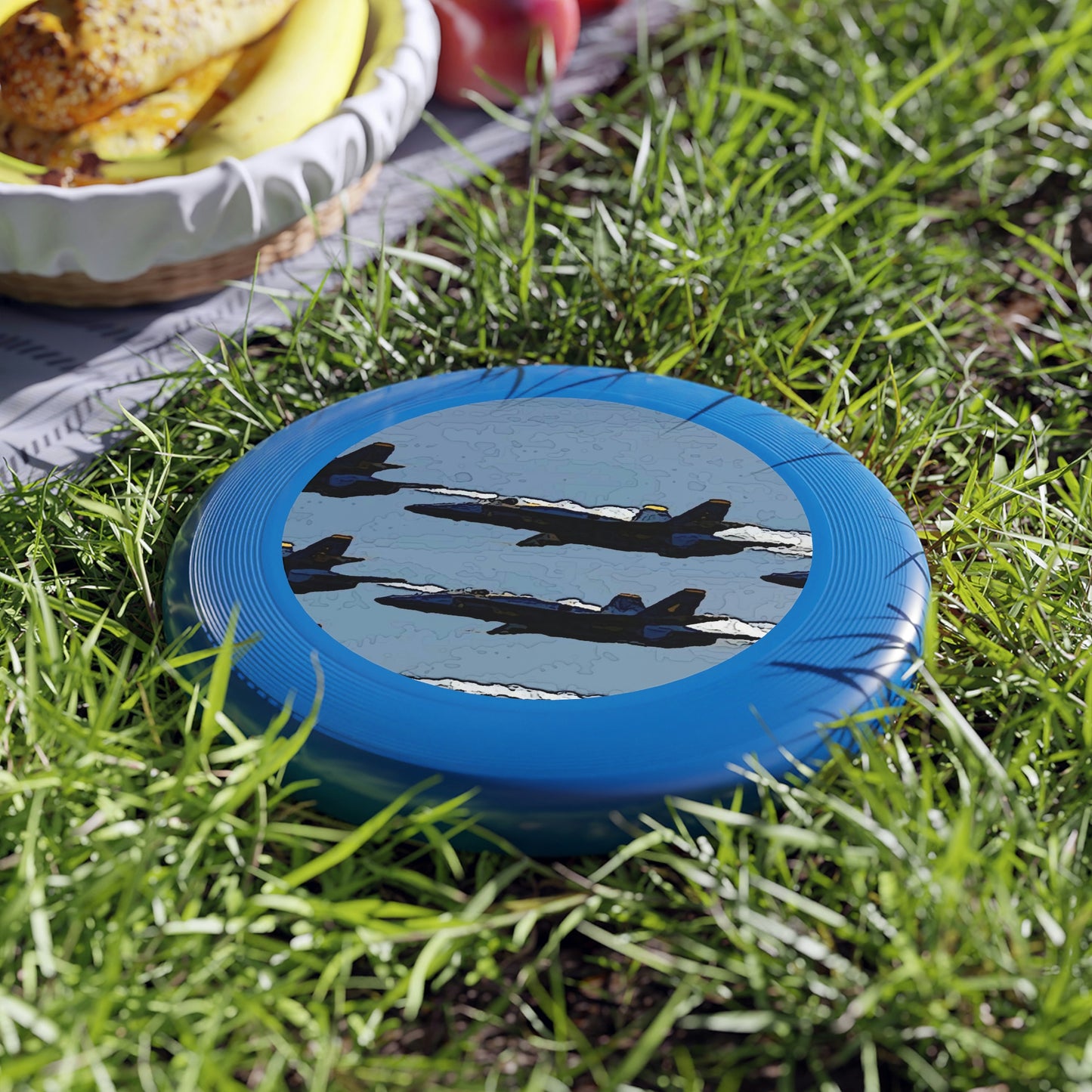 Wham-O Frisbee ... Seattle Seafair ..."Blue Angels Run Over Lake Washington" ... Circa Mid 1980's ... Dr FJ Holt ... Original Works ...