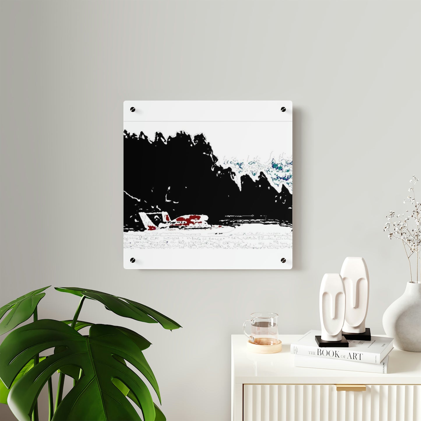 Acrylic Wall Art Panels ... Seattle Columbia Cup On Lake Washington ... "Dave Wilcox Heads For The Win" ... Associate Gift-Photo ... Original Works ...