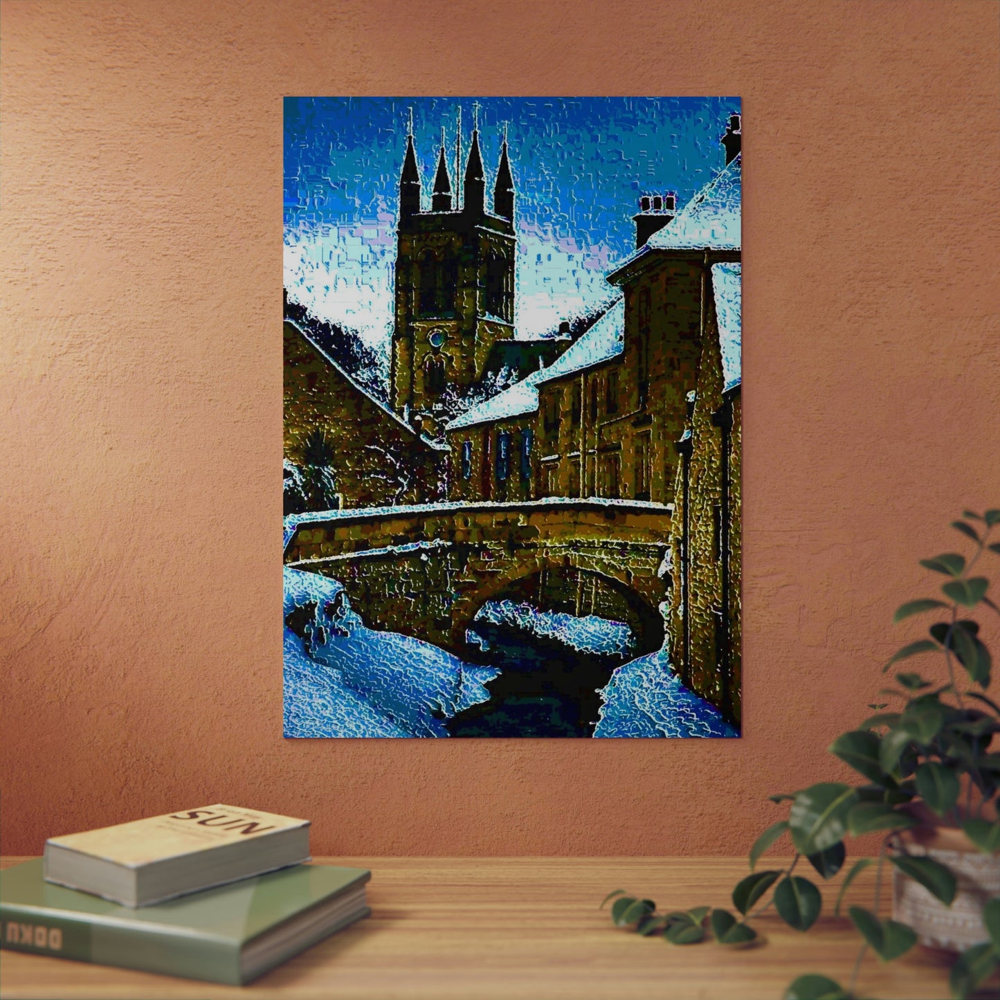 Aluminum Composite Panels ...  A Bridge, A Canal, A Cathedral_2 ... "To Stroll Over-Through-And-By" ... Central England: Circa 2005 ... Original Works ...