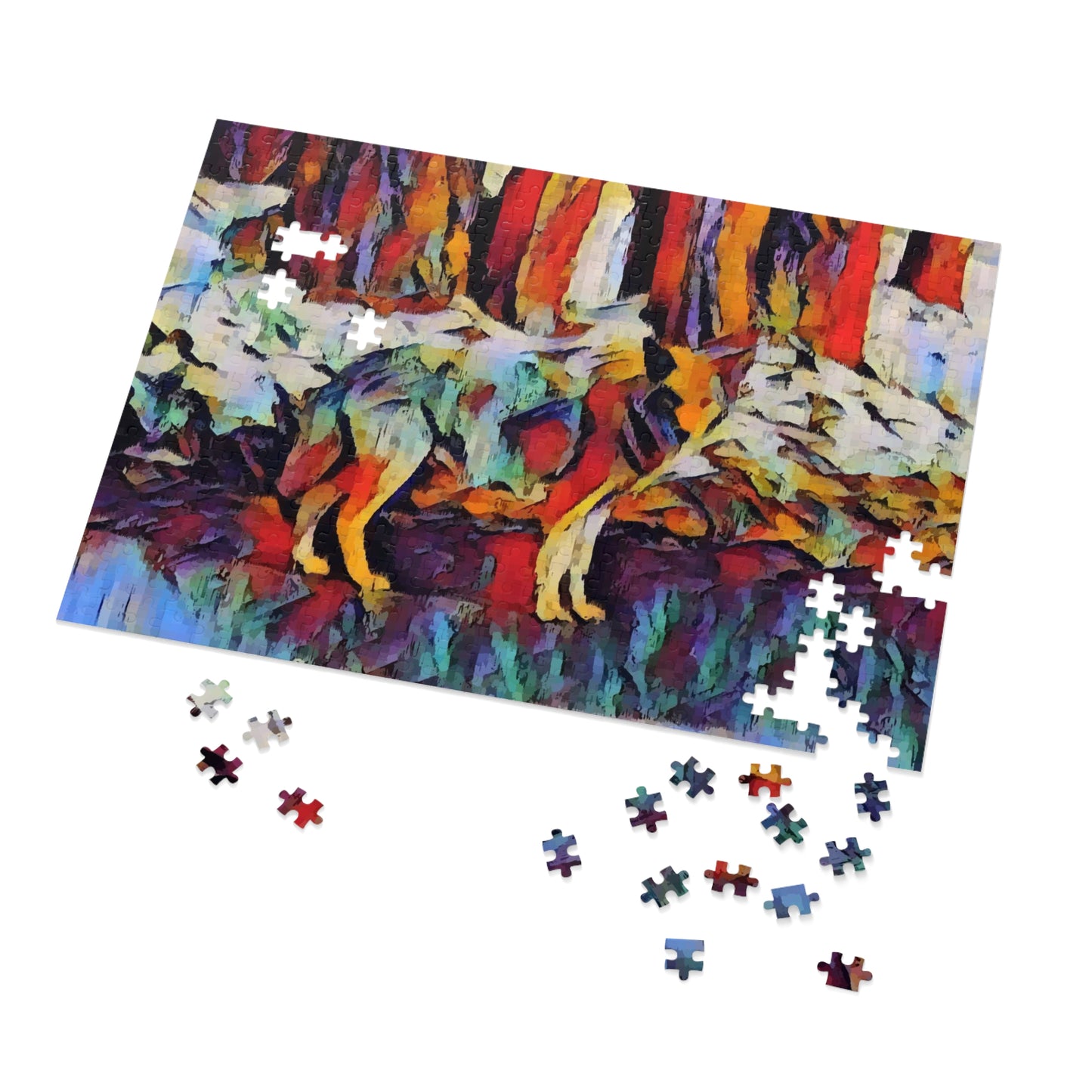 Jigsaw Puzzle (30, 110, 252, 500,1000-Piece) ... Coyote ... "Yosemite Valley: Circa May23 ... KPH Base Photo" ... Original Works ...