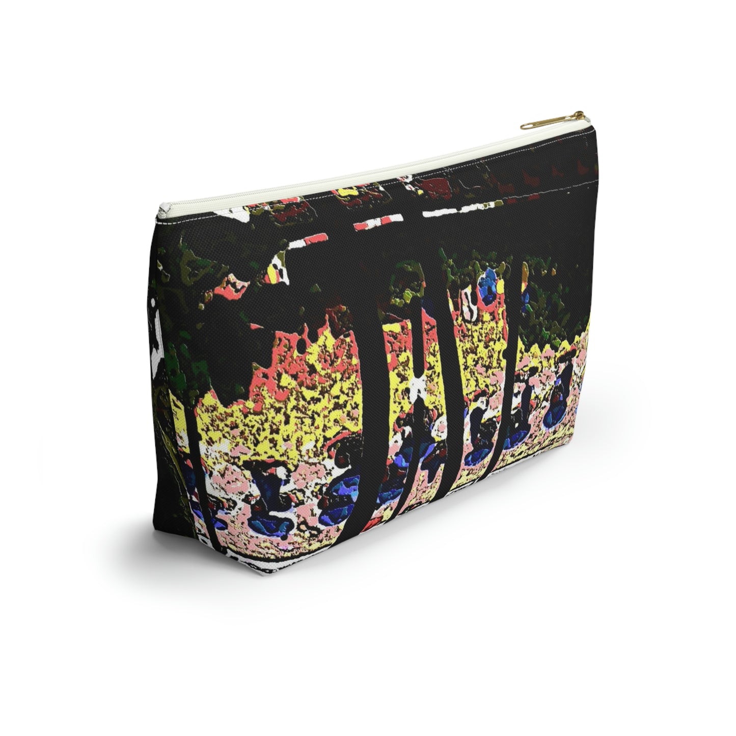 Accessory Pouch w T-bottom ... "A Beautiful Beach Amongst The Palms" ... The Outrigger Waikiki, Honolulu, Oahu ... Original Works ...